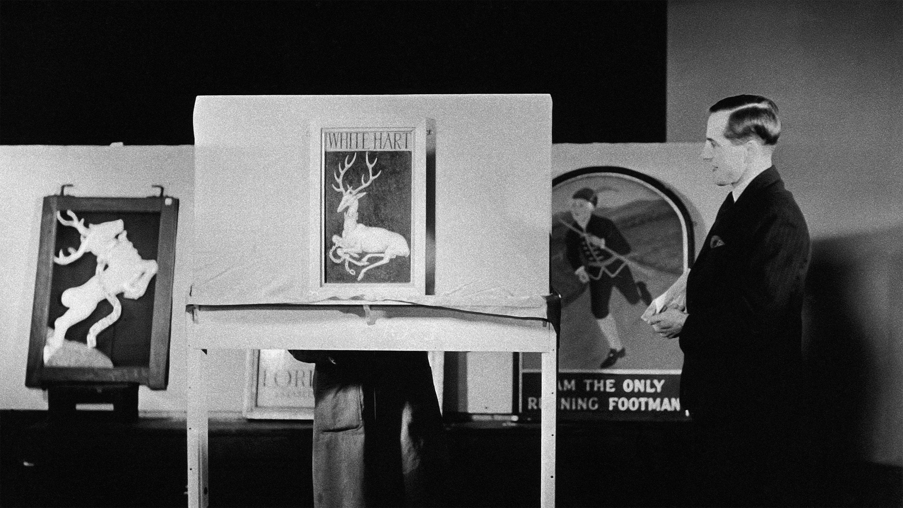 Inn Signs Through the Ages 1936 movie scene