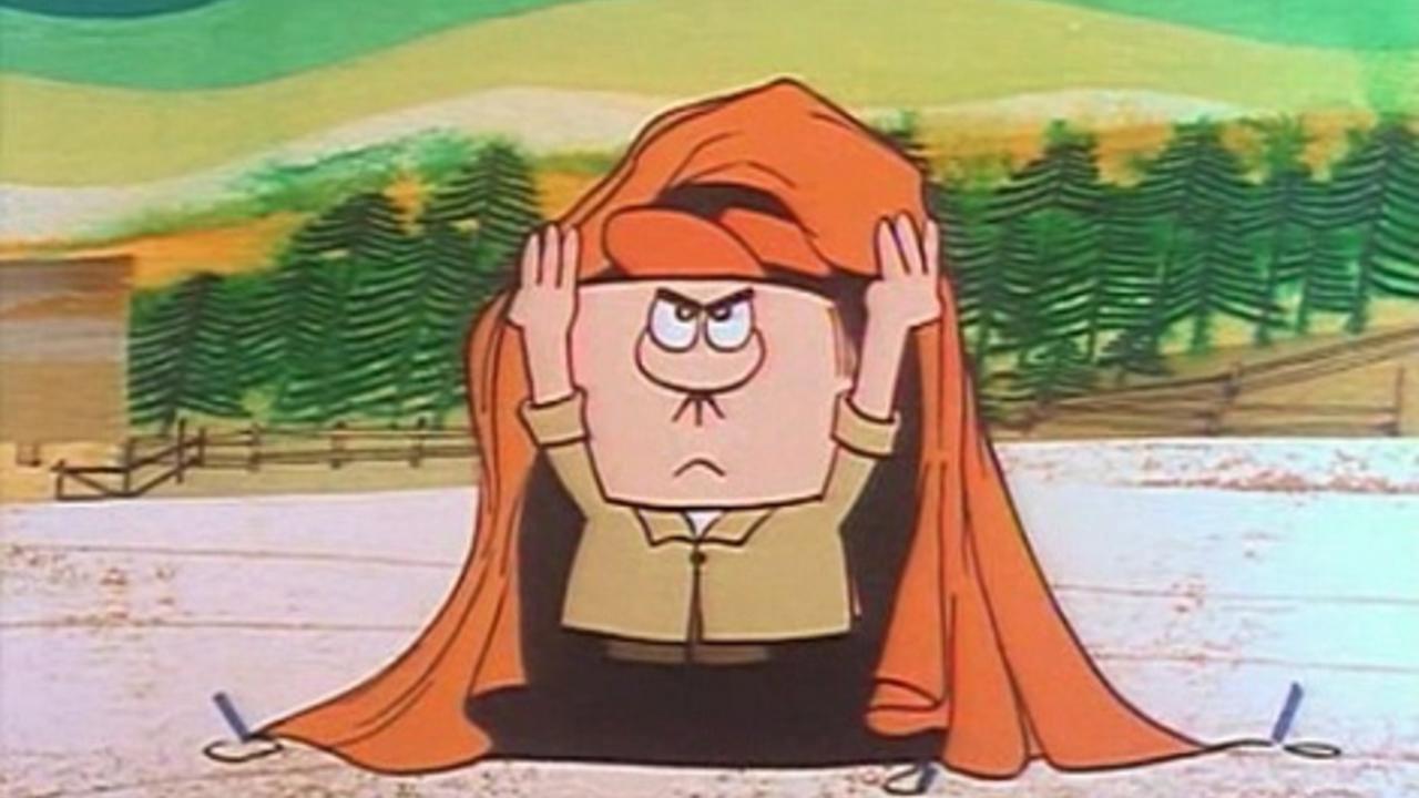 Mister Rossi at Camping 1970 movie scene