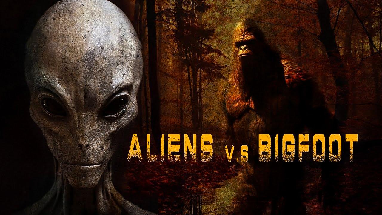 Aliens vs. Bigfoot 2021 movie scene