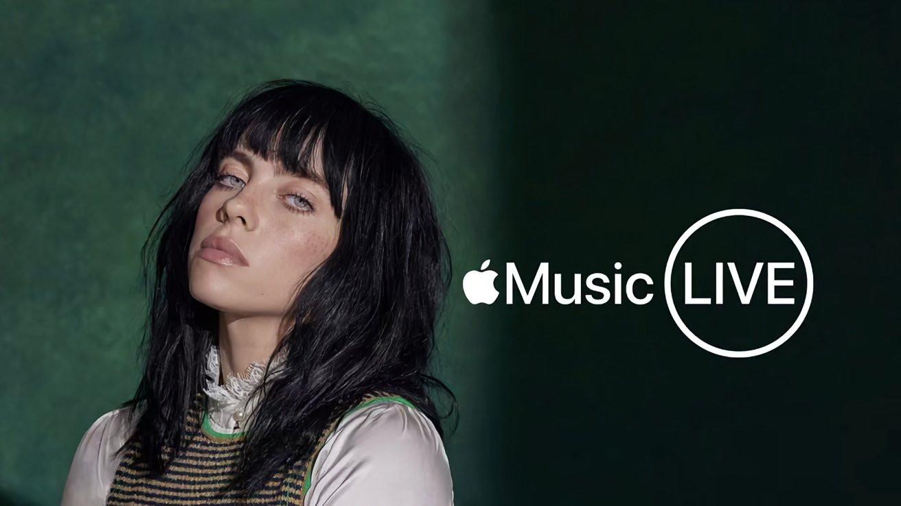 Apple Music Live: Billie Eilish 2022 movie scene