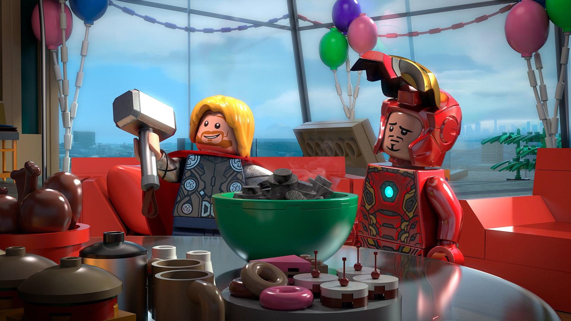 LEGO Marvel Super Heroes: Avengers Reassembled! 2015 movie scene