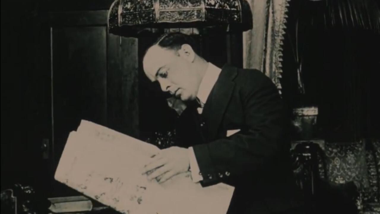 Cutey Plays Detective 1913 movie scene