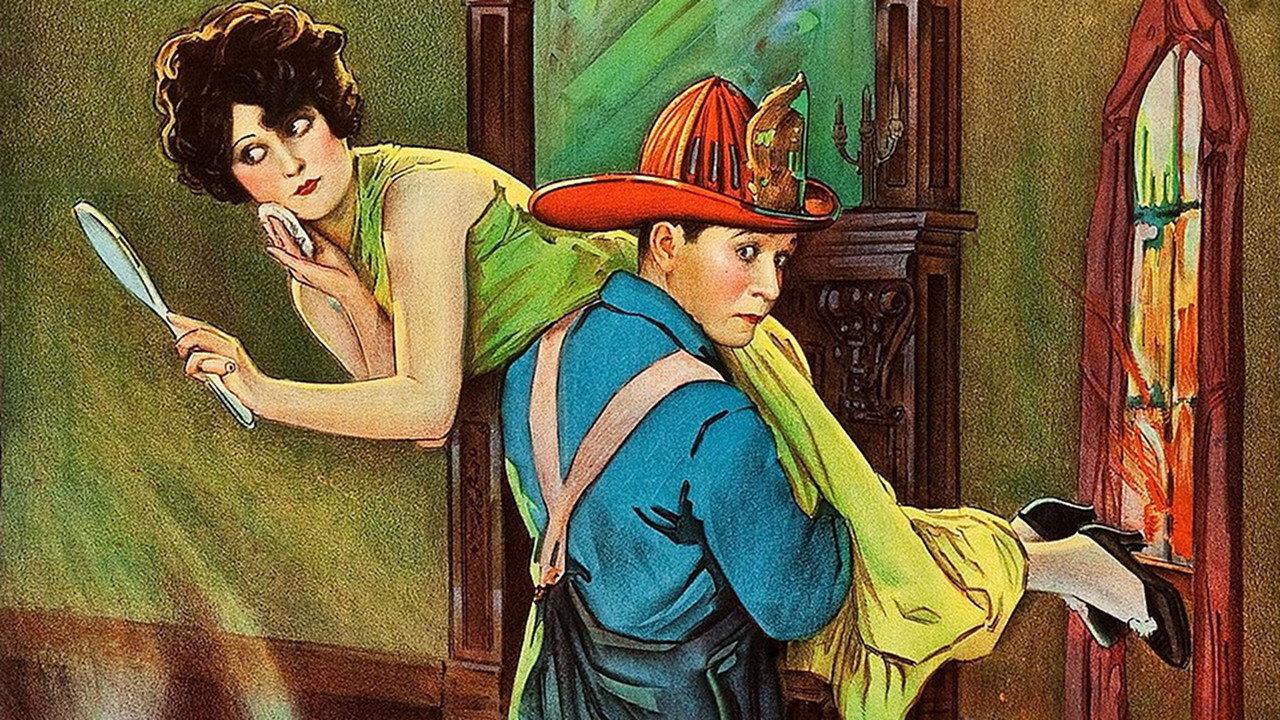 His First Flame 1927 movie scene