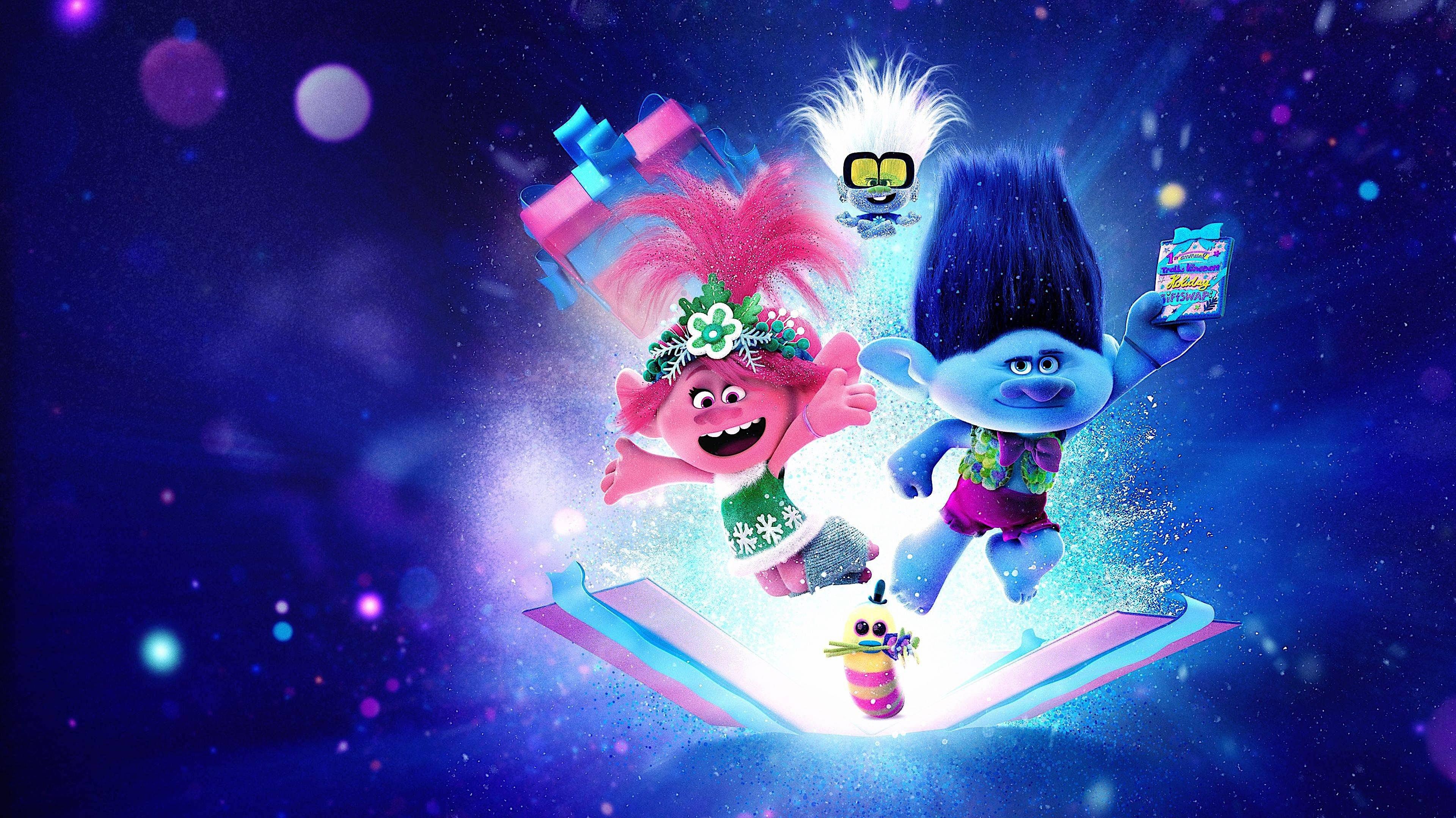 Trolls Holiday in Harmony 2021 movie scene