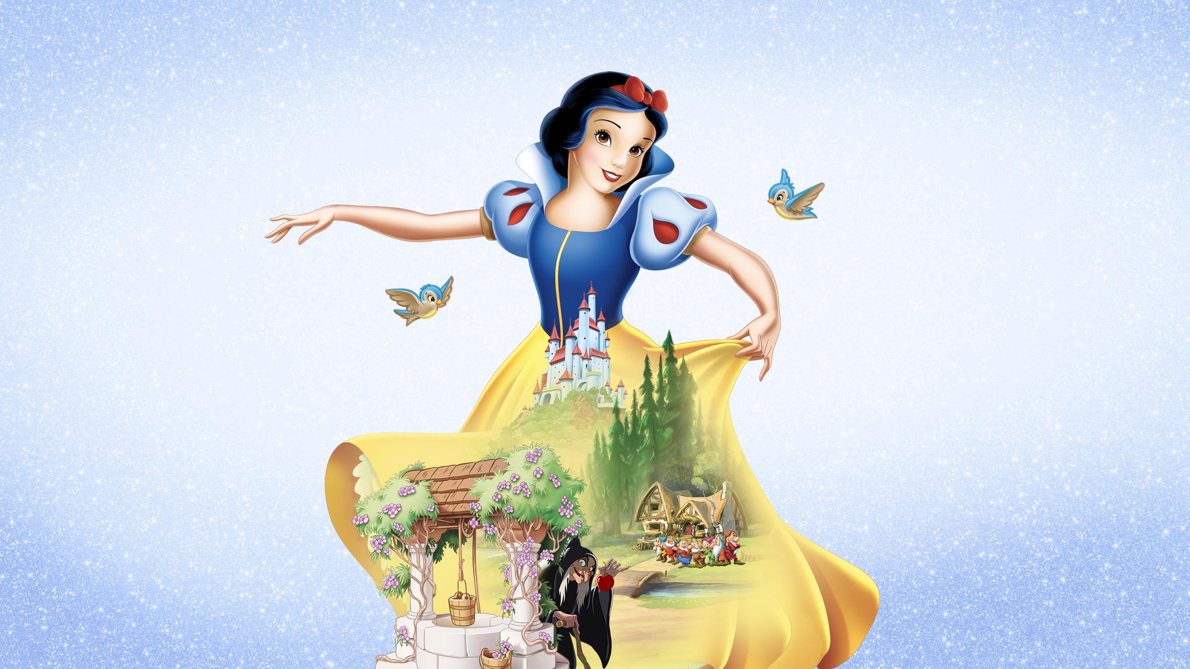 Snow White and the Seven Dwarfs 1938 movie scene