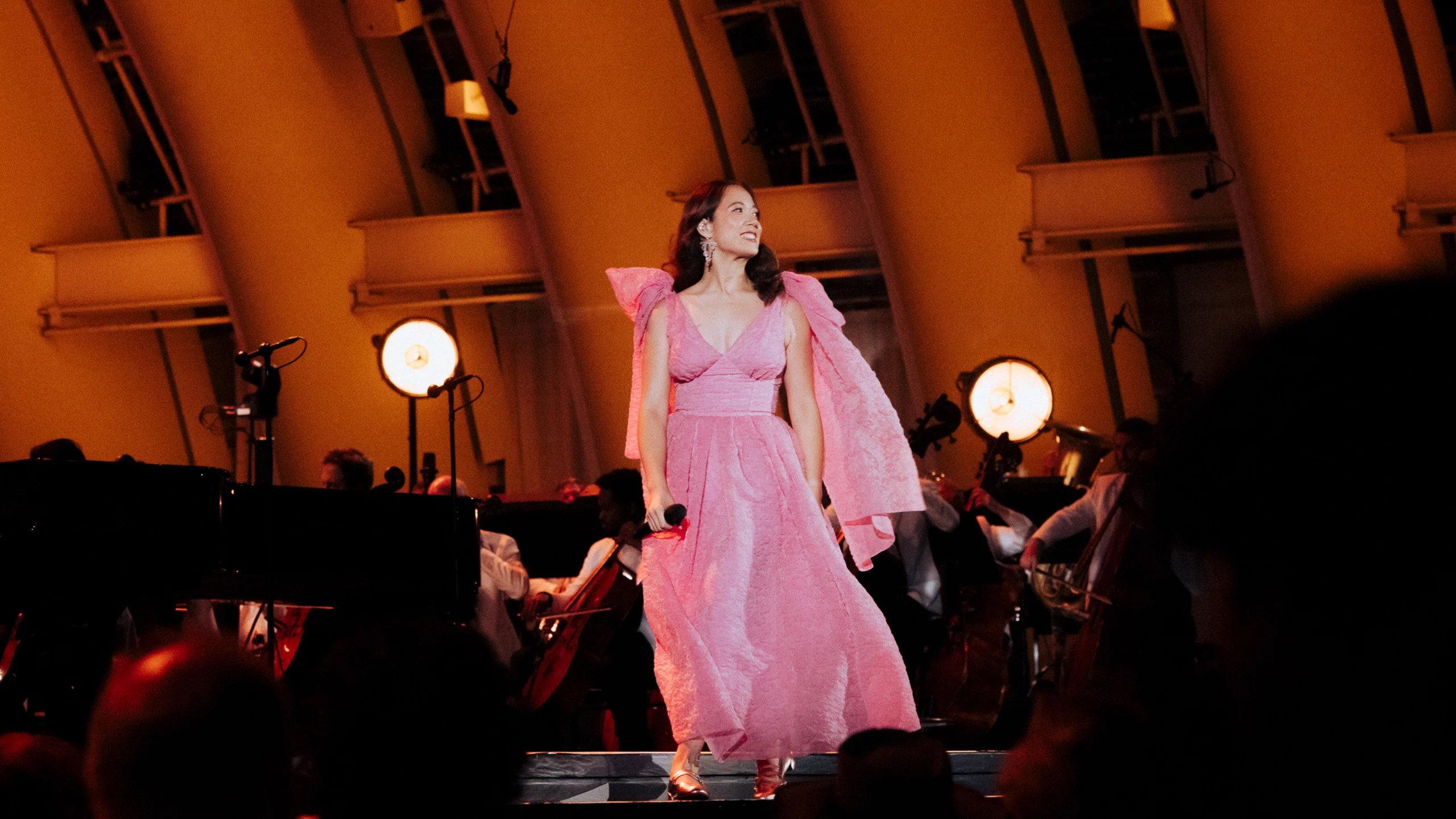 Laufey's A Night at the Symphony: Hollywood Bowl 2024 movie scene
