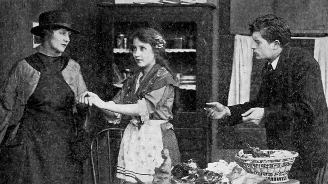 Nina, the Flower Girl 1917 movie scene