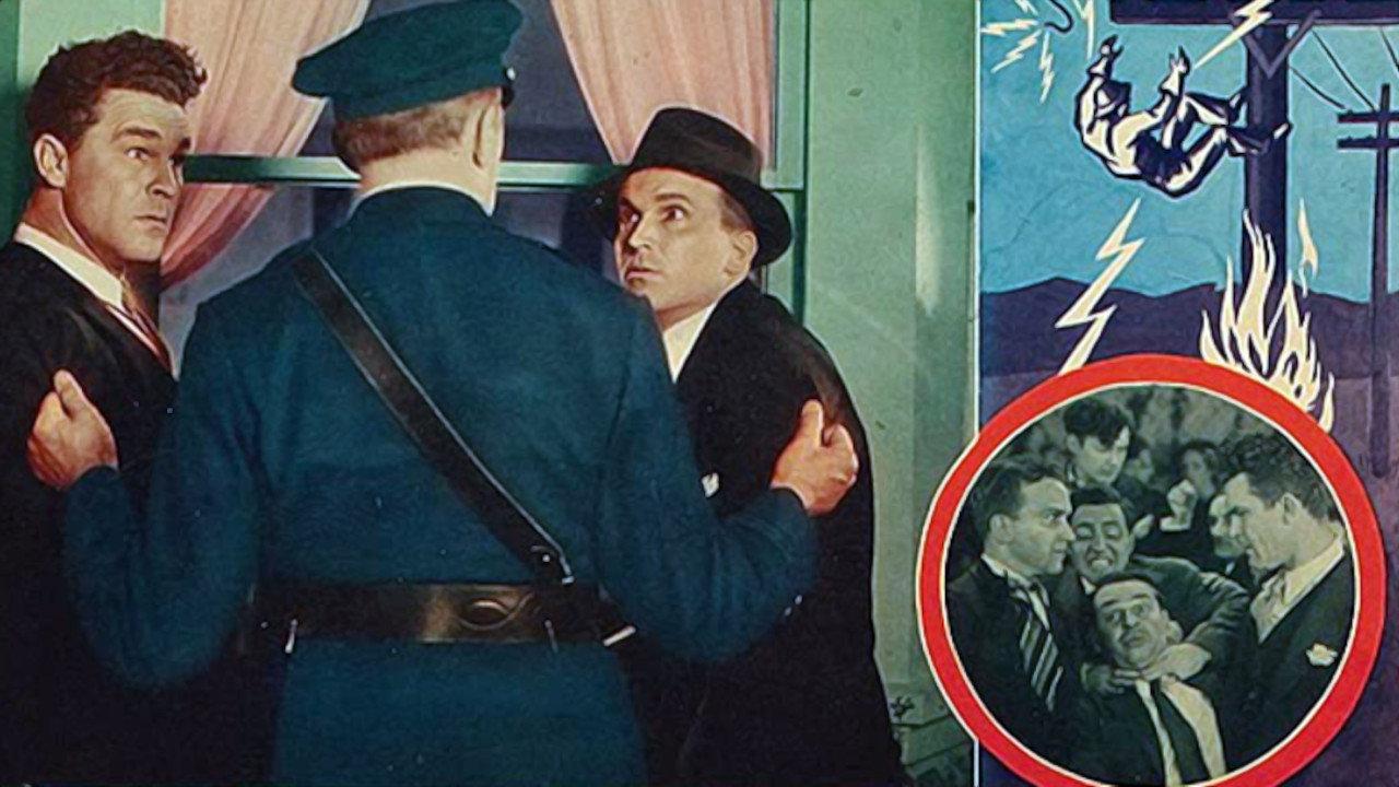 Crashing Through Danger 1938 movie scene