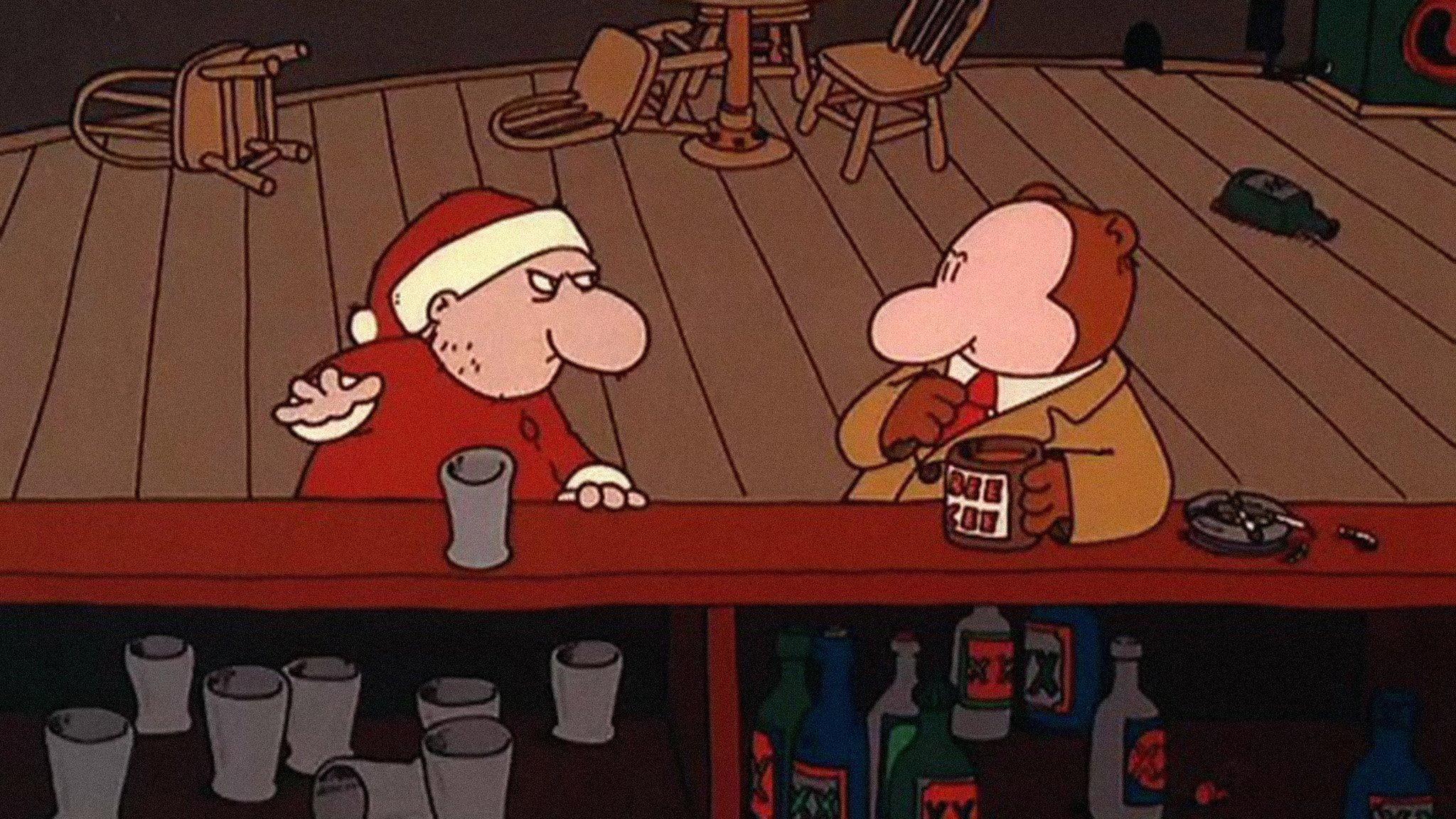 The Bear's Christmas 1974 movie scene