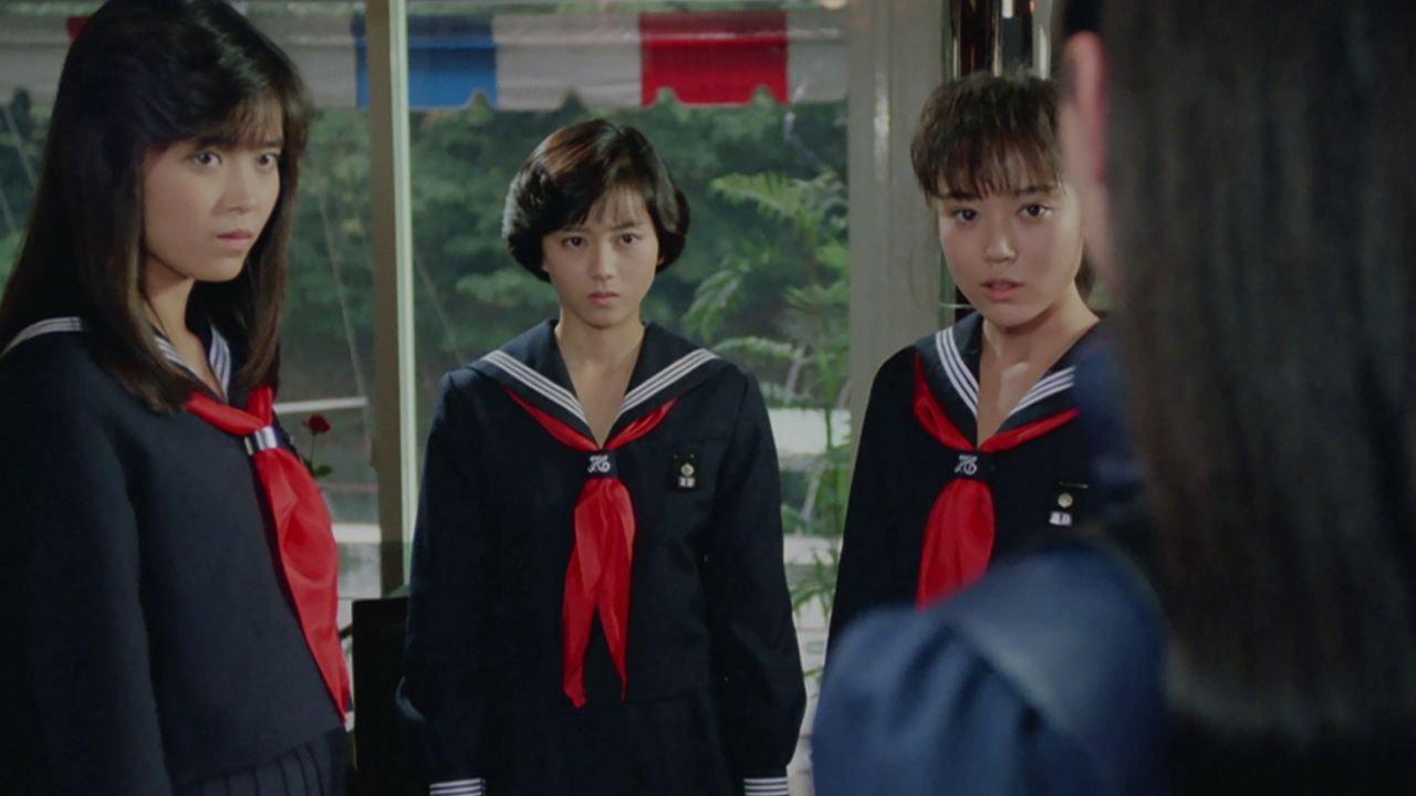 Sukeban Deka the Movie 2: Counter-Attack of the Kazama Sisters 1988 movie scene