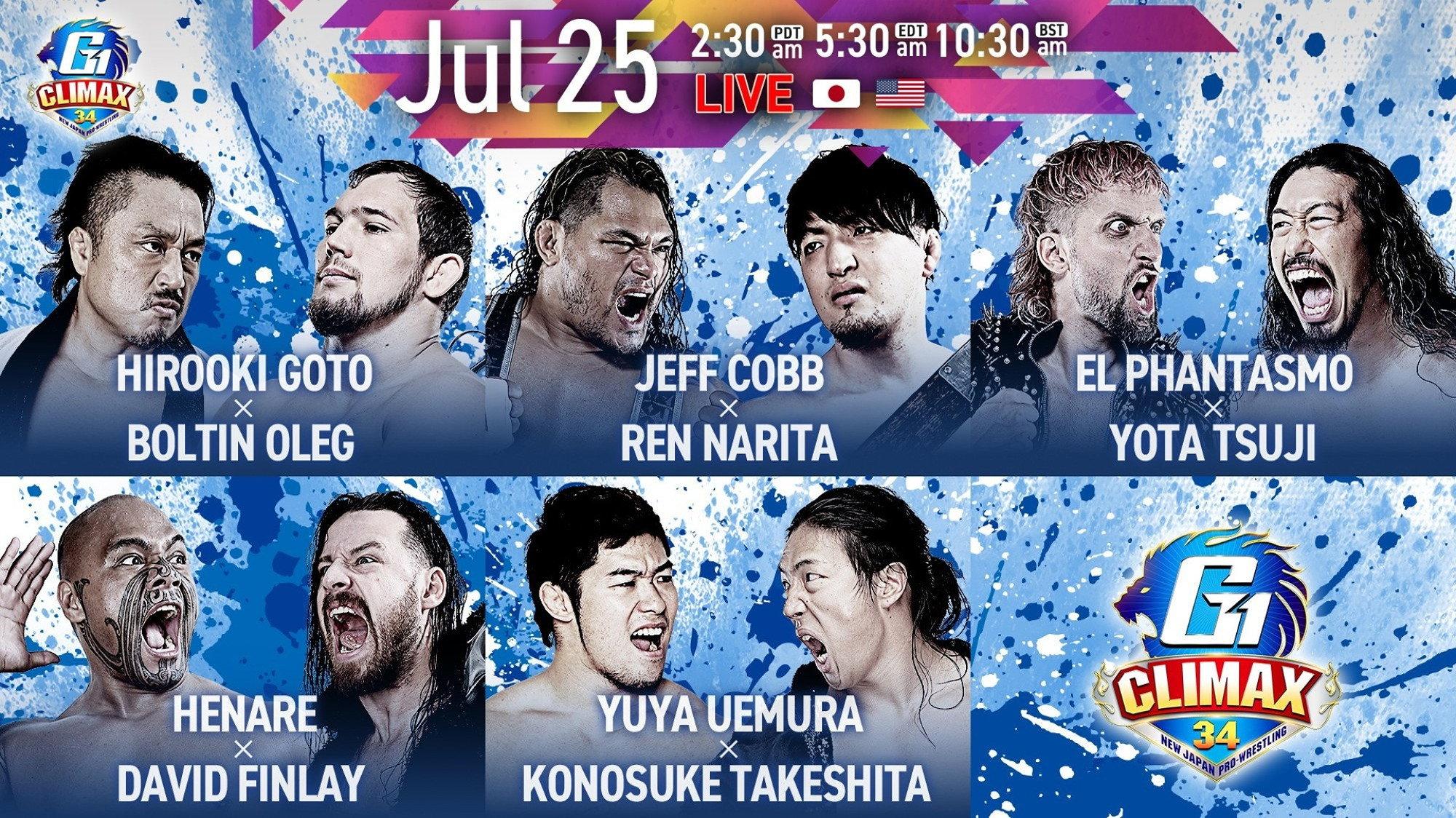 NJPW G1 Climax 34: Day 4 2024 movie scene