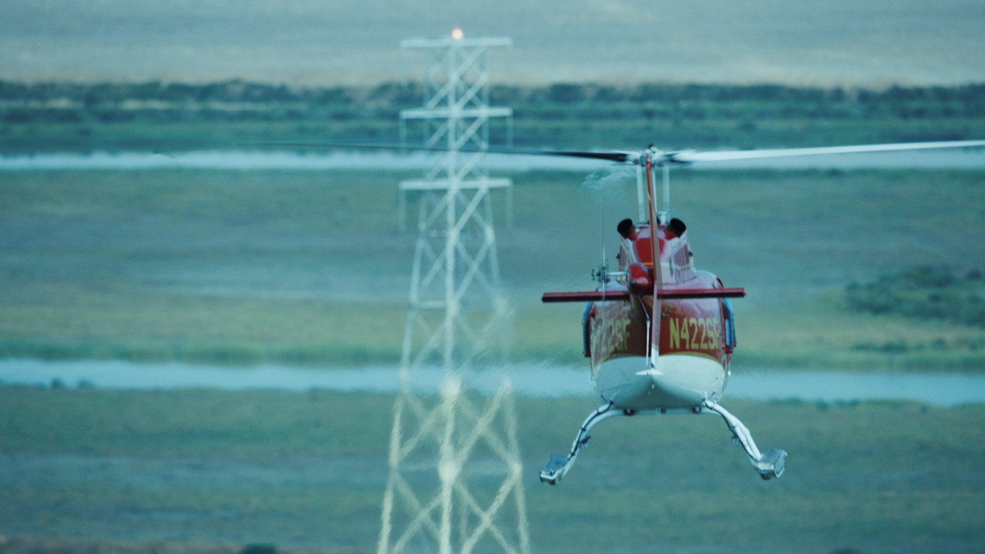 Helicopter 2024 movie scene