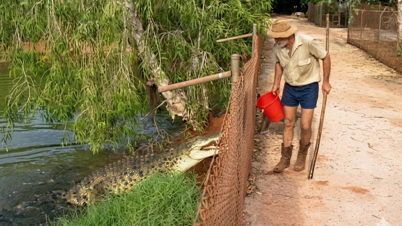 Living With Crocodiles 1997 movie scene