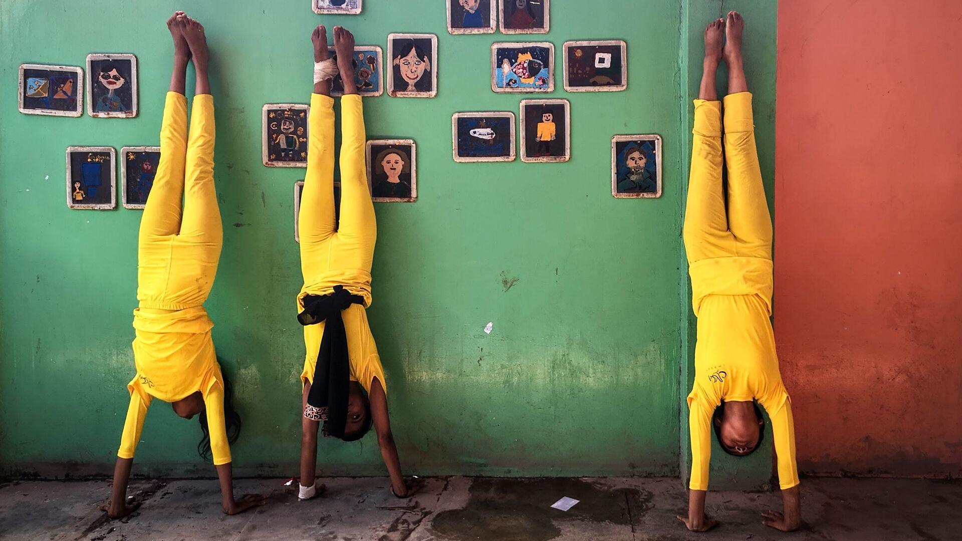 The Gymnasts of Fisherman Colony 2026 movie scene