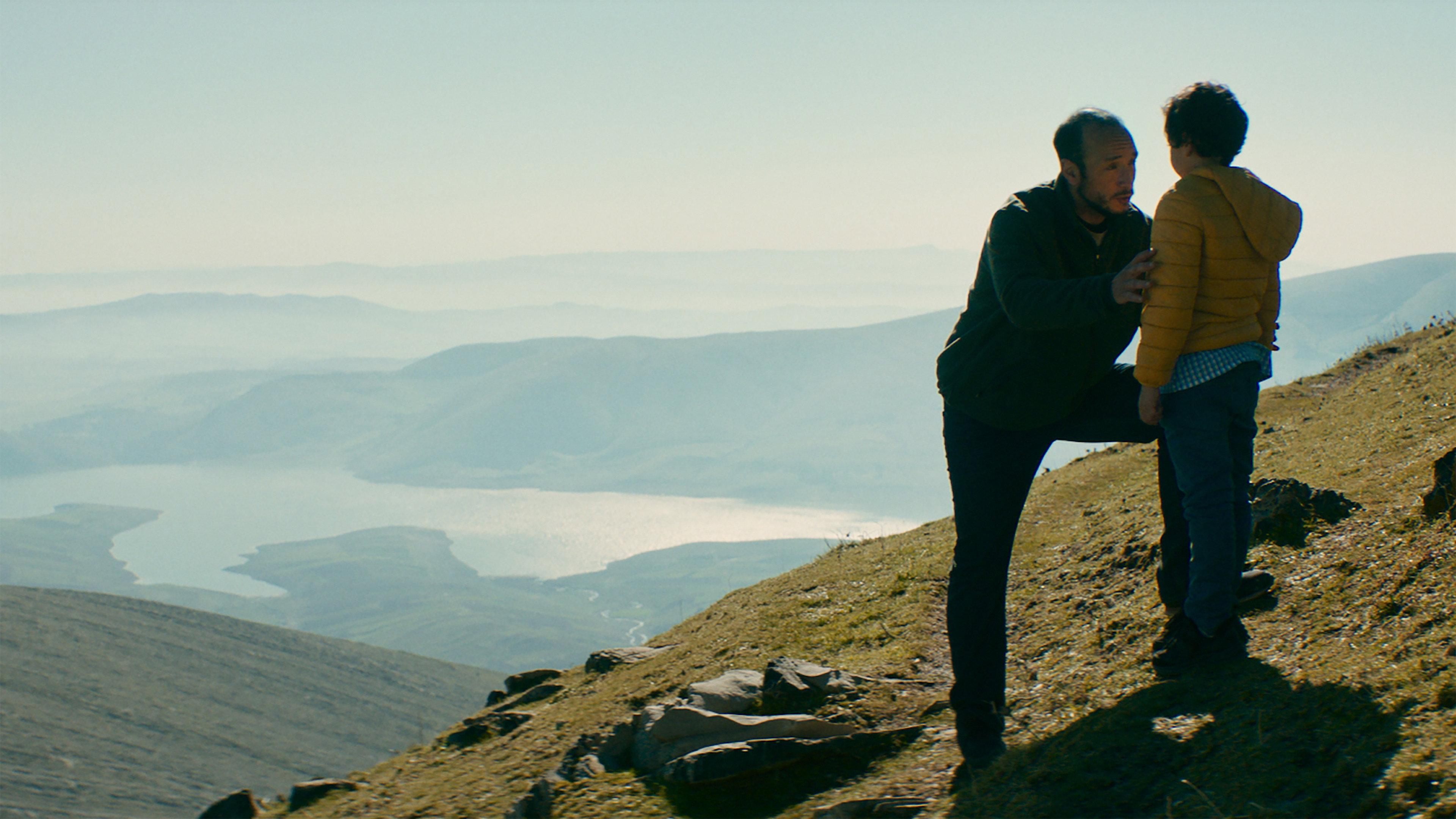 Behind the Mountains 2024 movie scene
