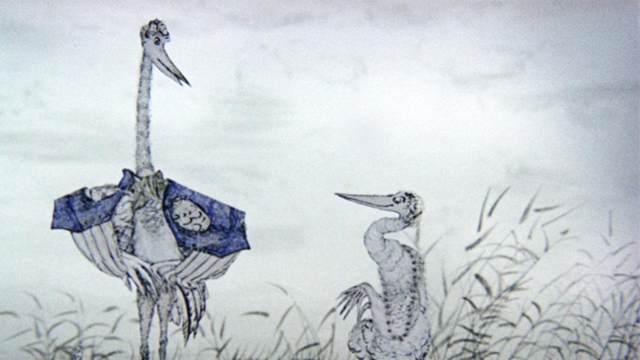 The Heron and the Crane 1974 movie scene