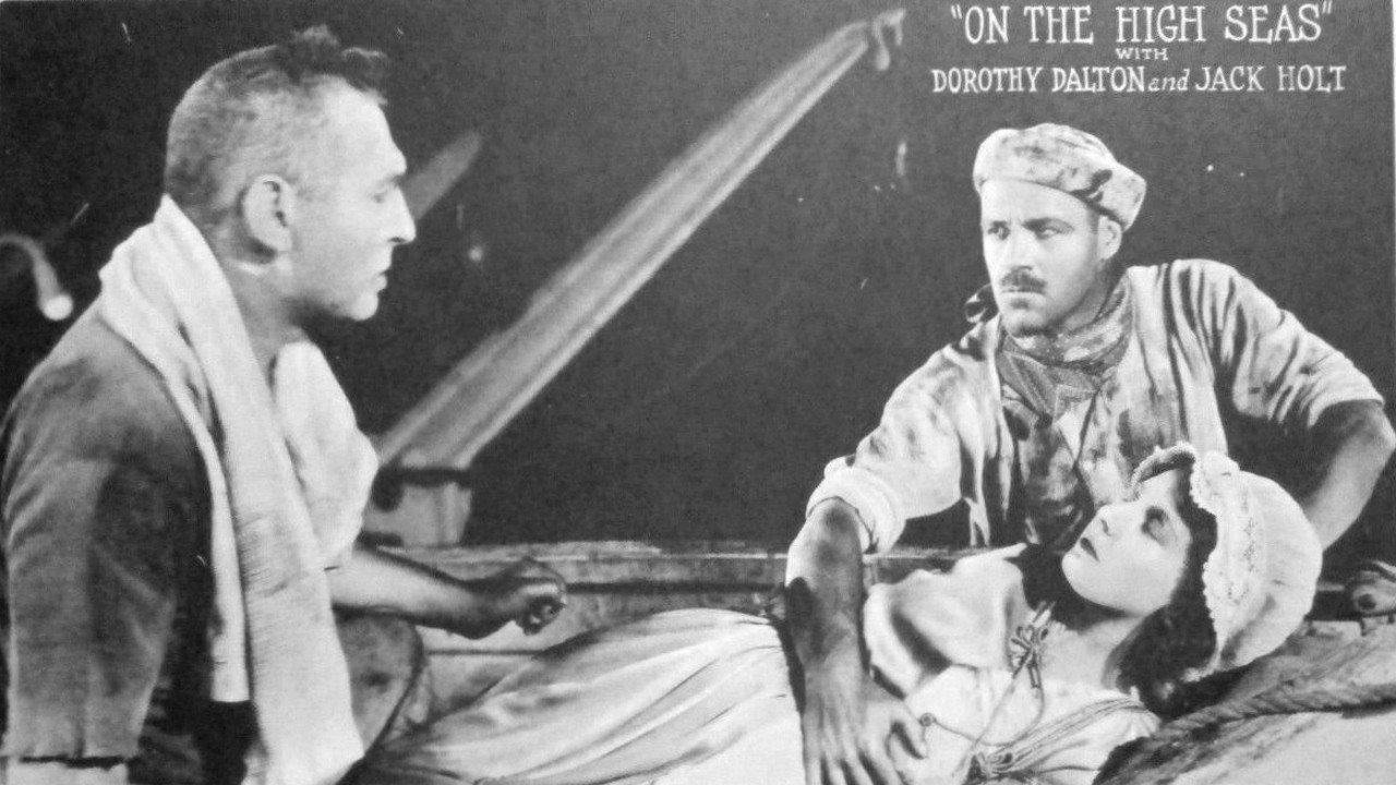 On the High Seas 1922 movie scene