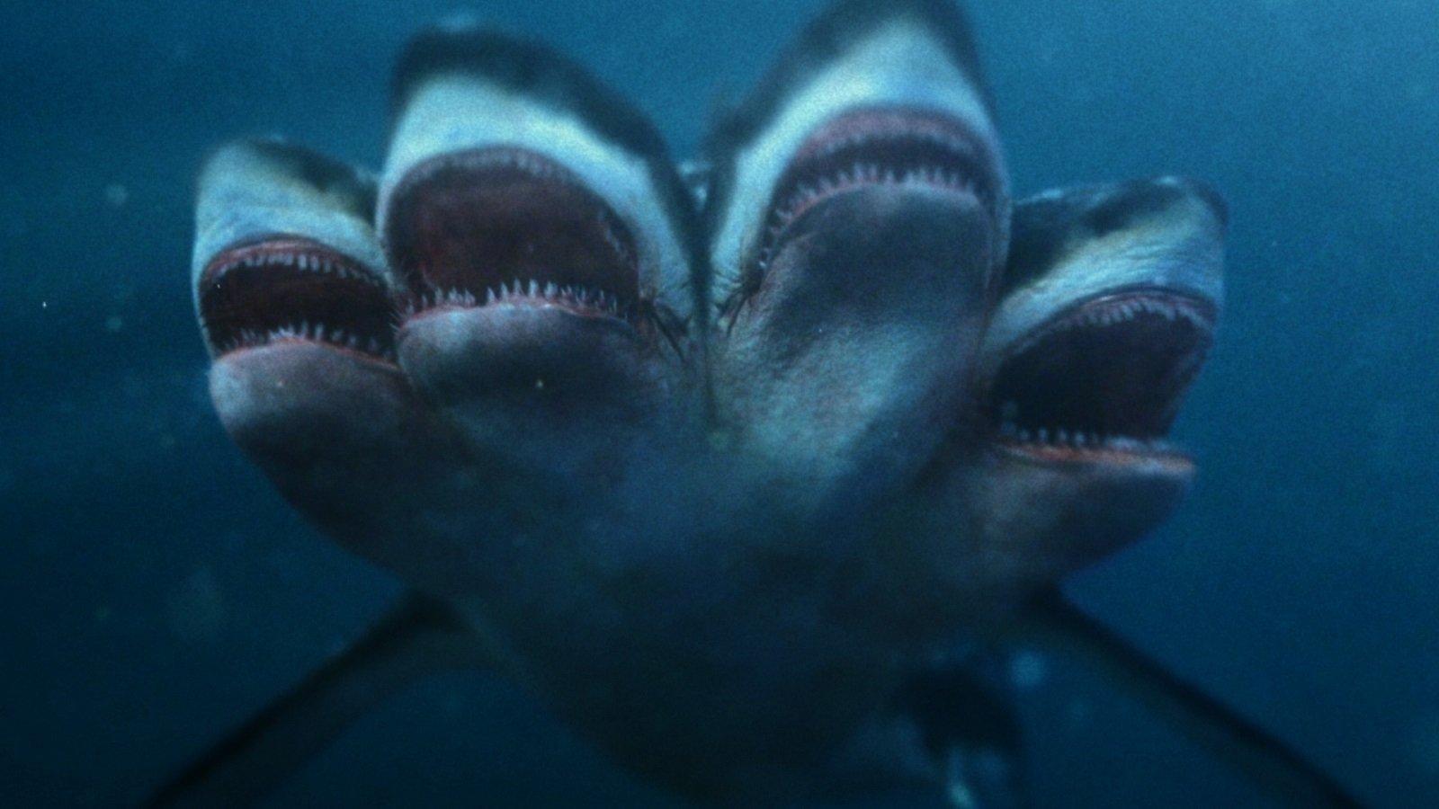 5-Headed Shark Attack 2017 movie scene