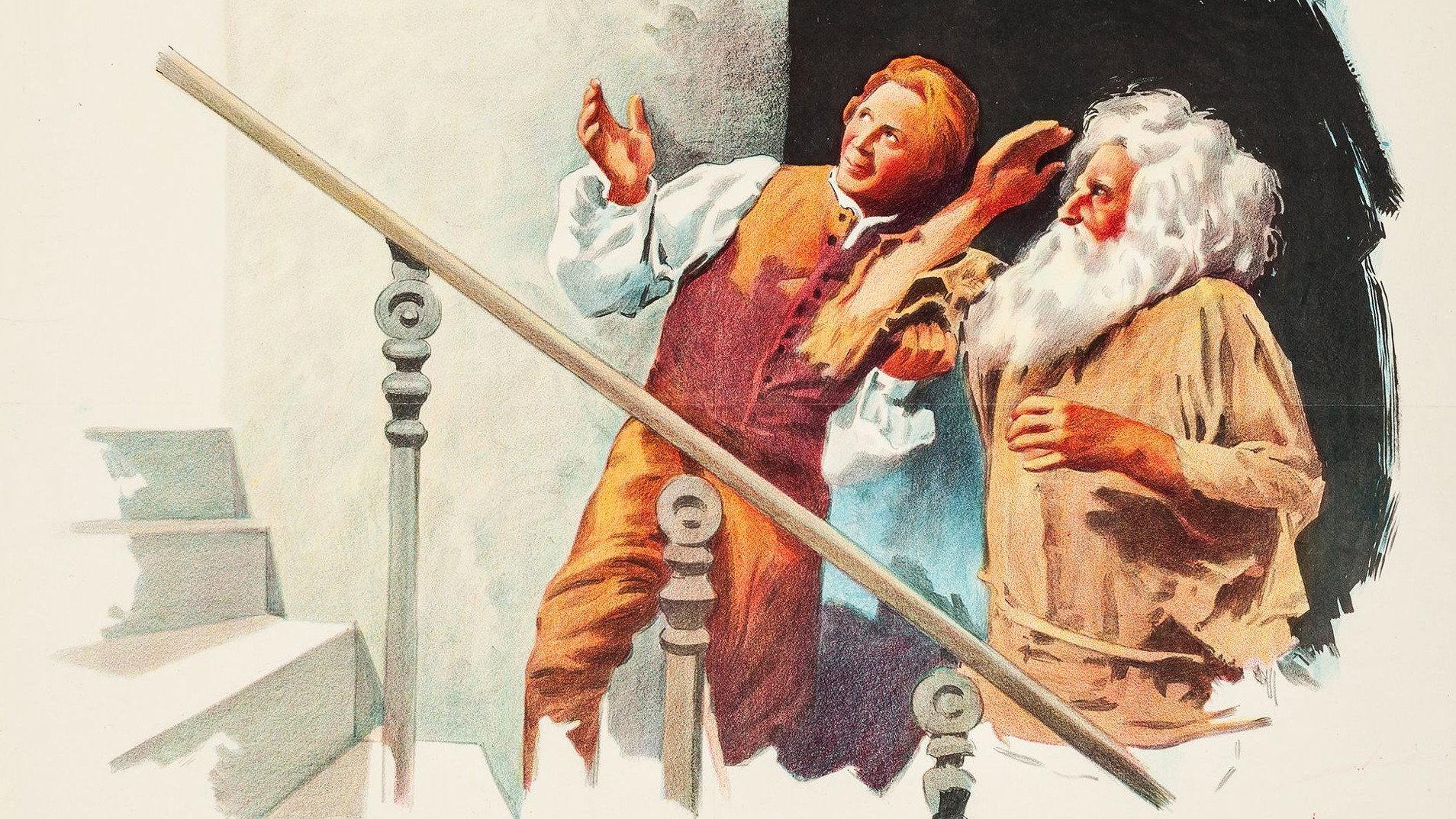 Stairway to Light 1945 movie scene