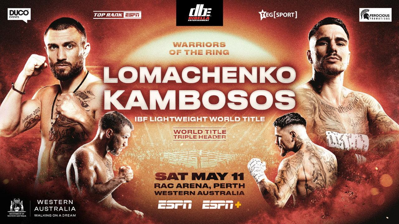 Vasyl Lomachenko vs. George Kambosos Jr. 2024 movie scene