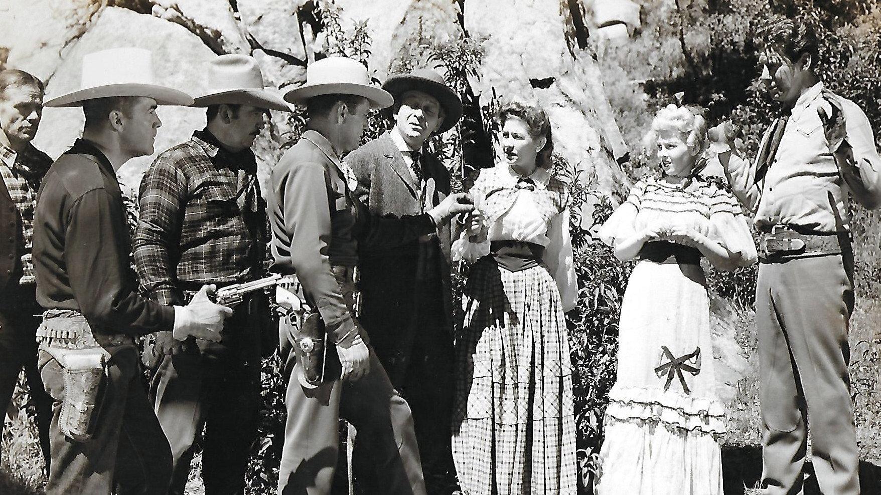 Border Buckaroos 1943 movie scene