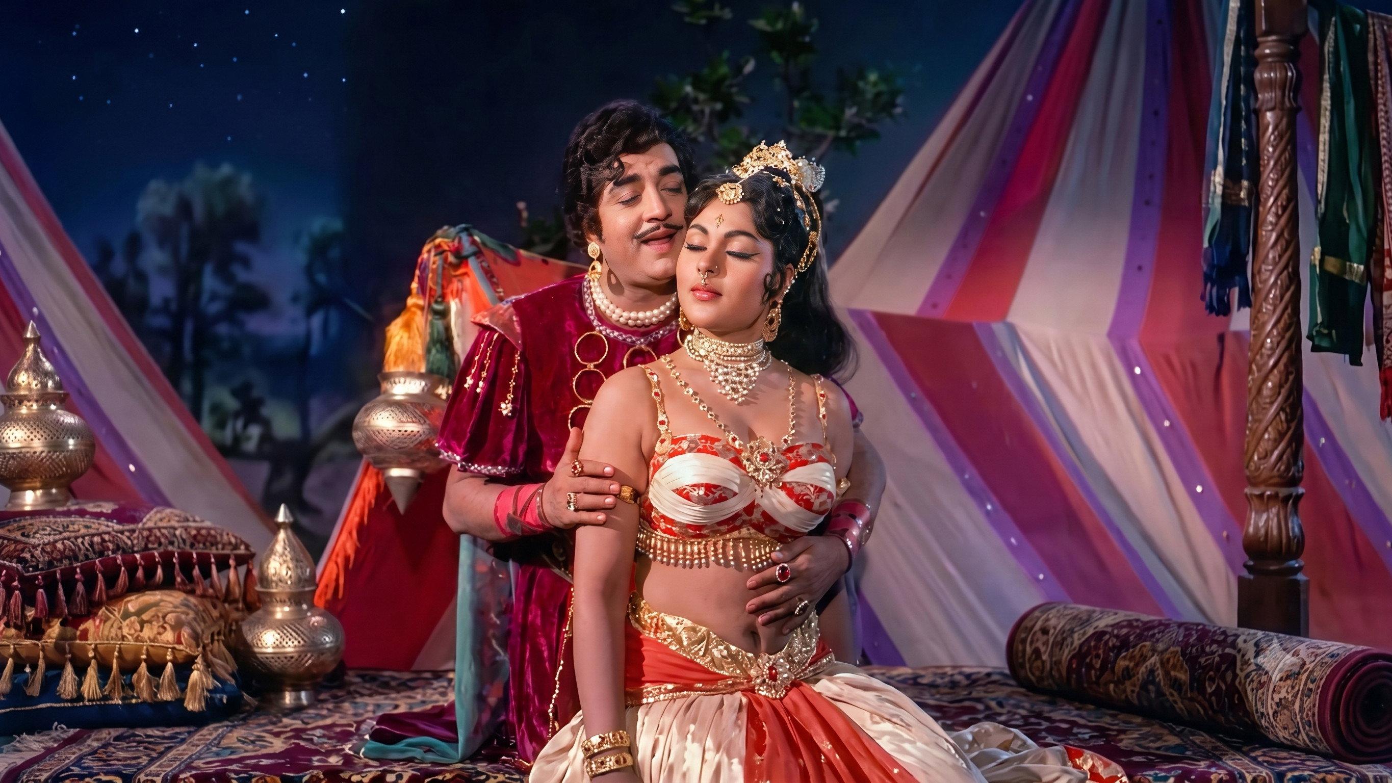 Ponnapuram Kotta 1973 movie scene