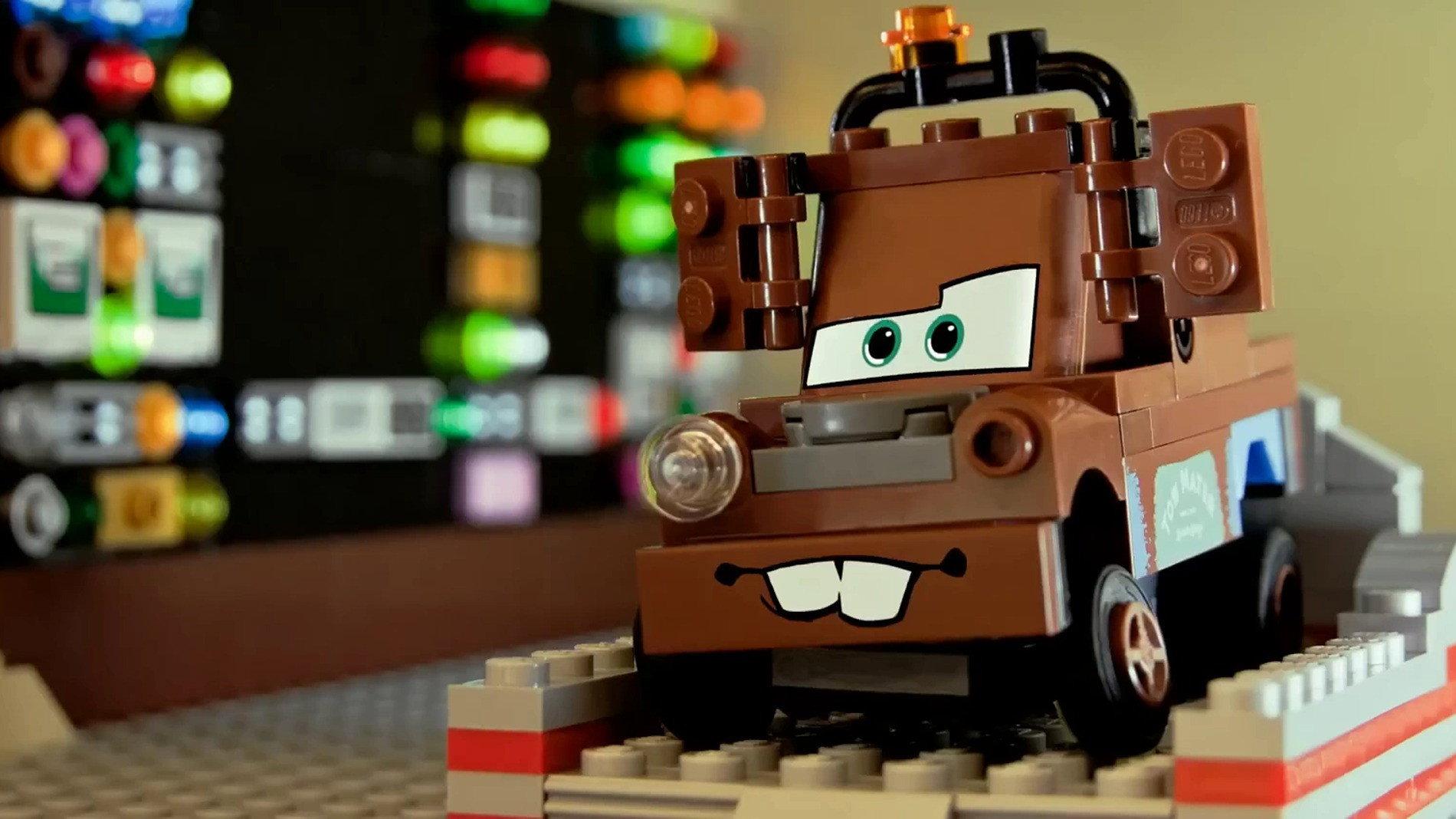 Mater's Brick Tales: The Great Race Case 2011 movie scene