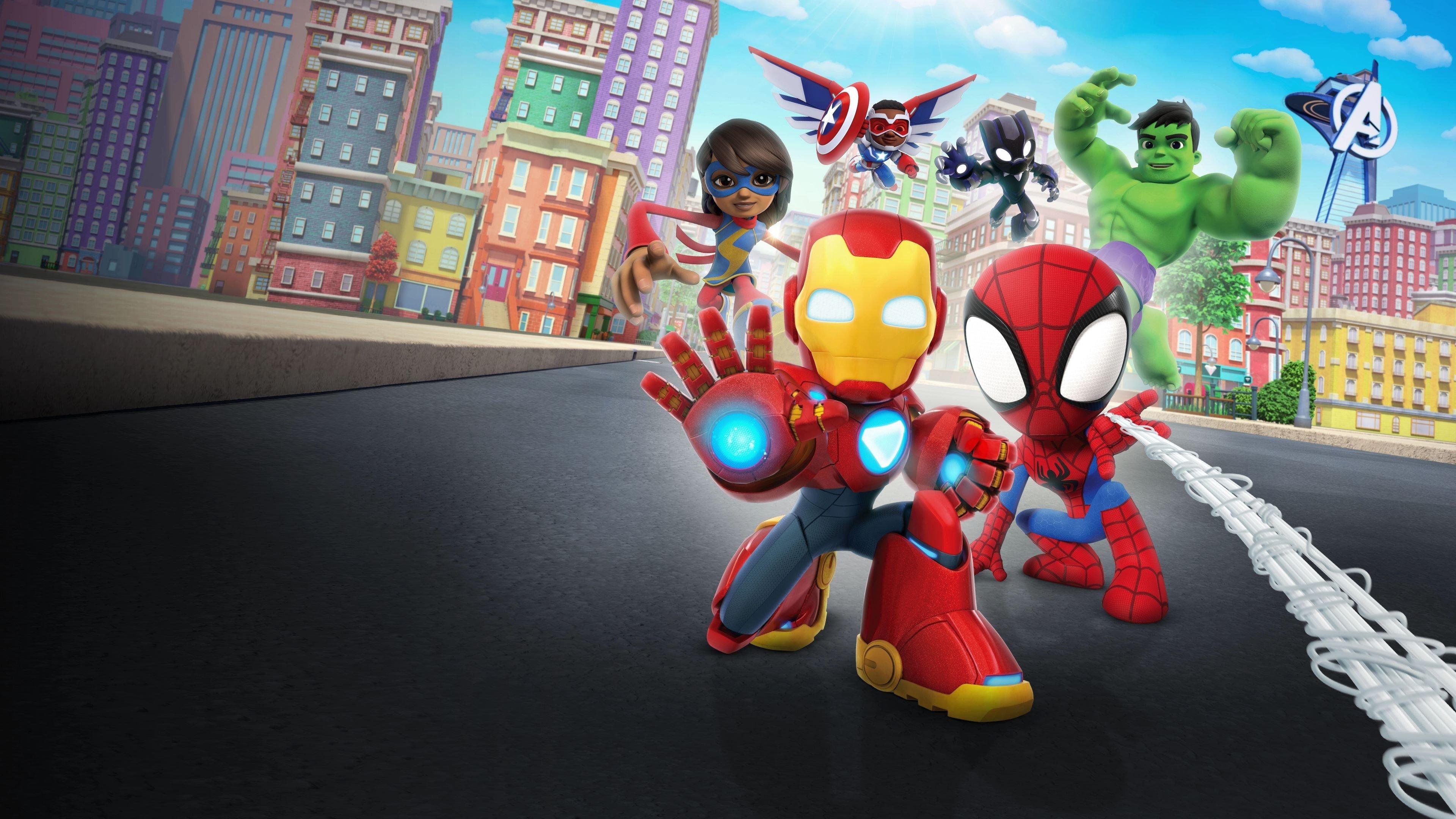 Spidey and Iron Man: Avengers Team Up! 2025 movie scene