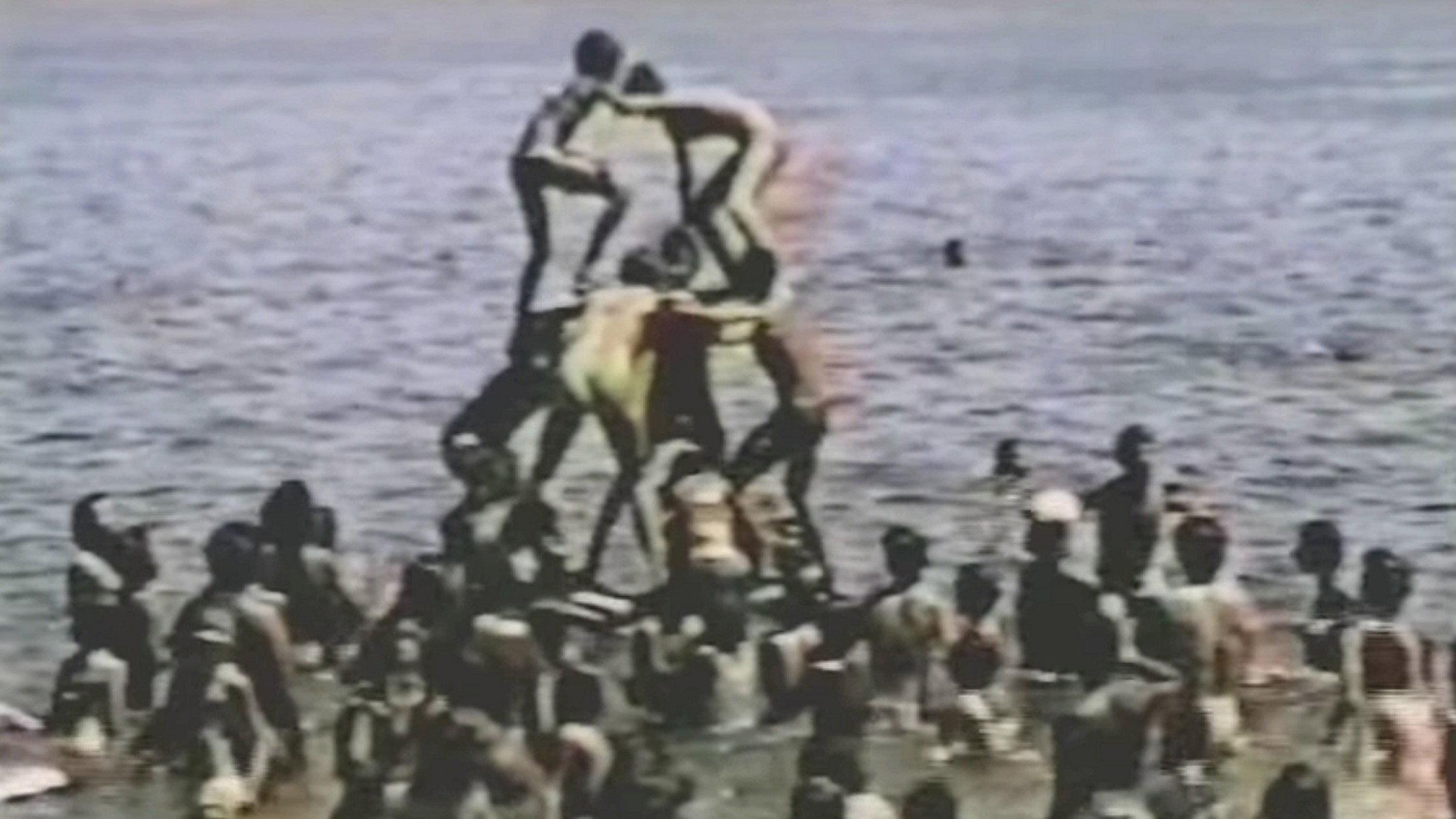 The Poor Go to the Beach 1989 movie scene