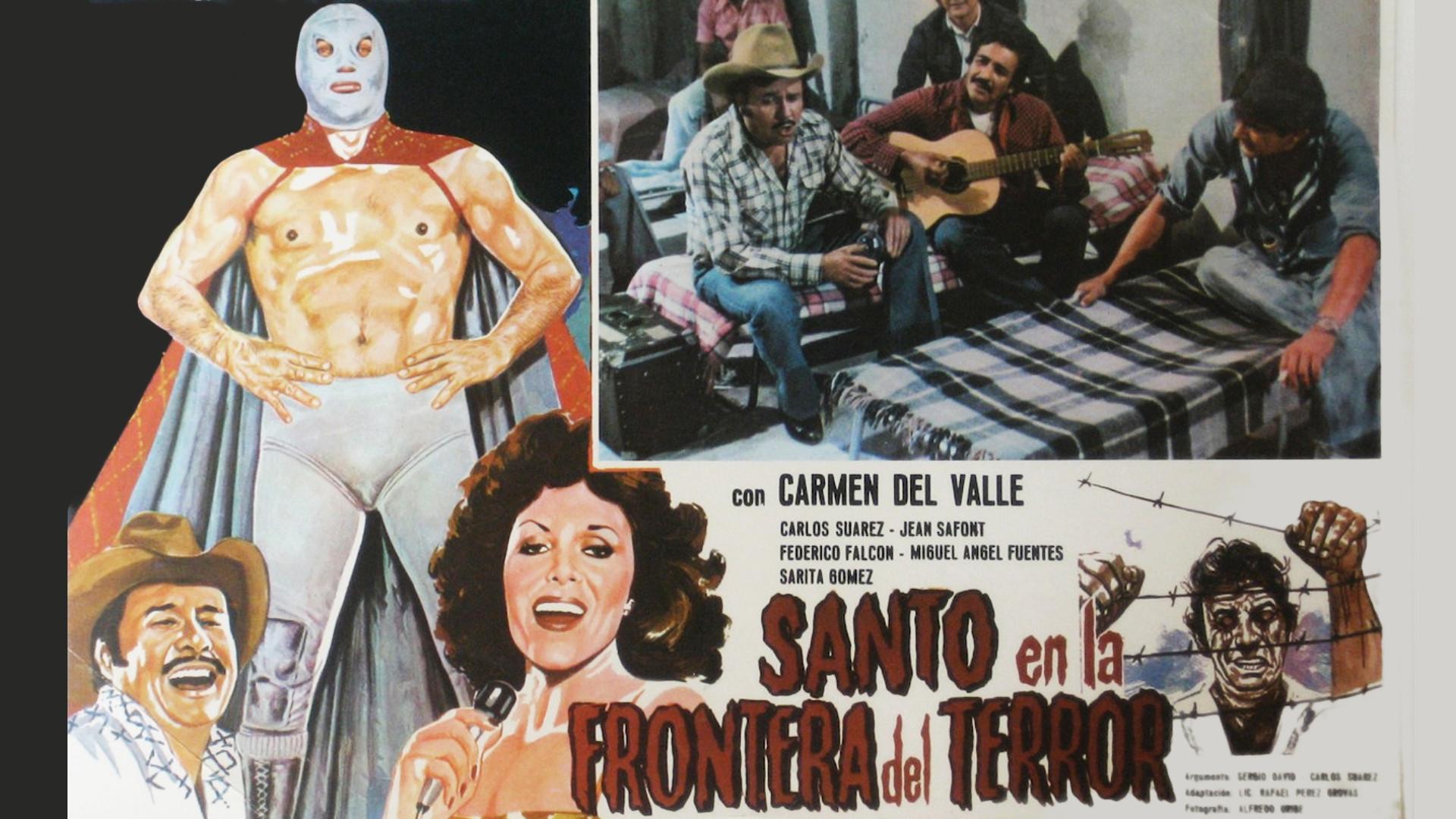 Santo and the Border of Terror 1981 movie scene