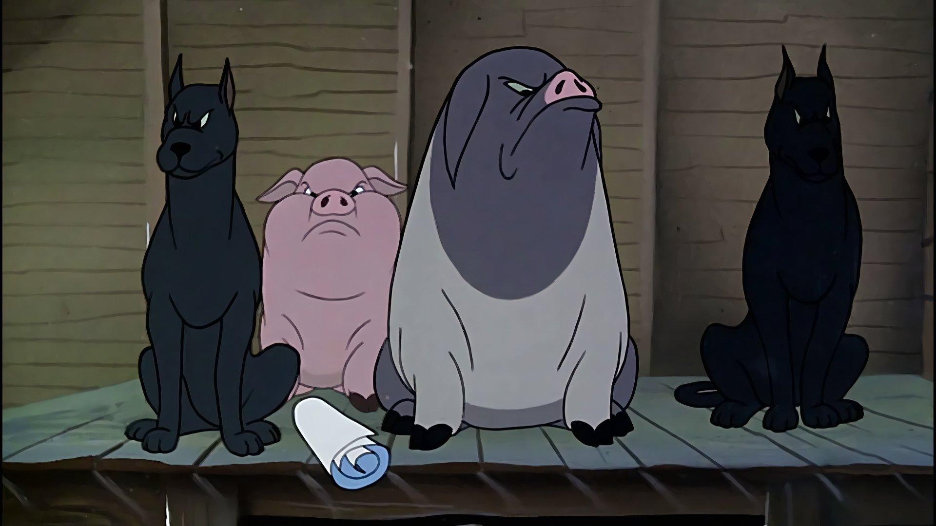 Animal Farm 1954 movie scene