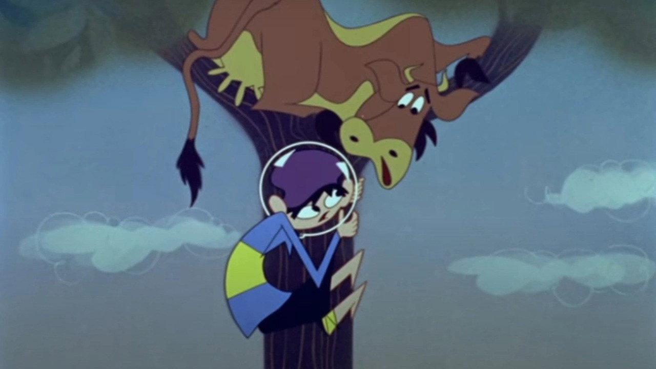 Cow on the Moon 1960 movie scene