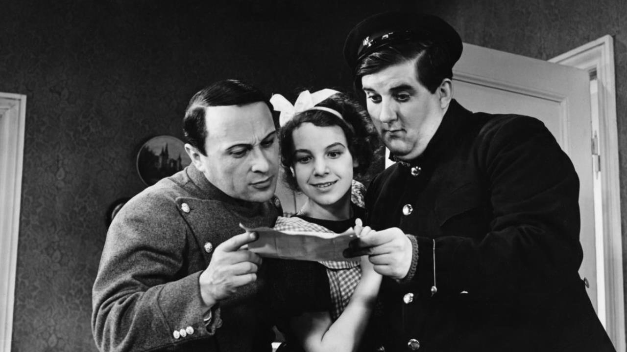 Ud i den kolde sne 1934 movie scene