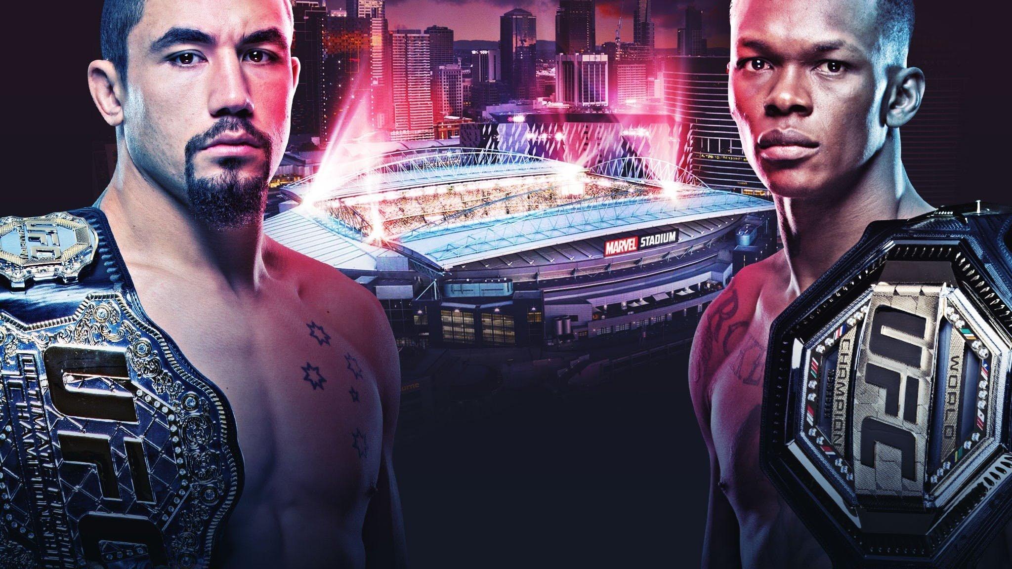 UFC 243: Whittaker vs. Adesanya 2019 movie scene