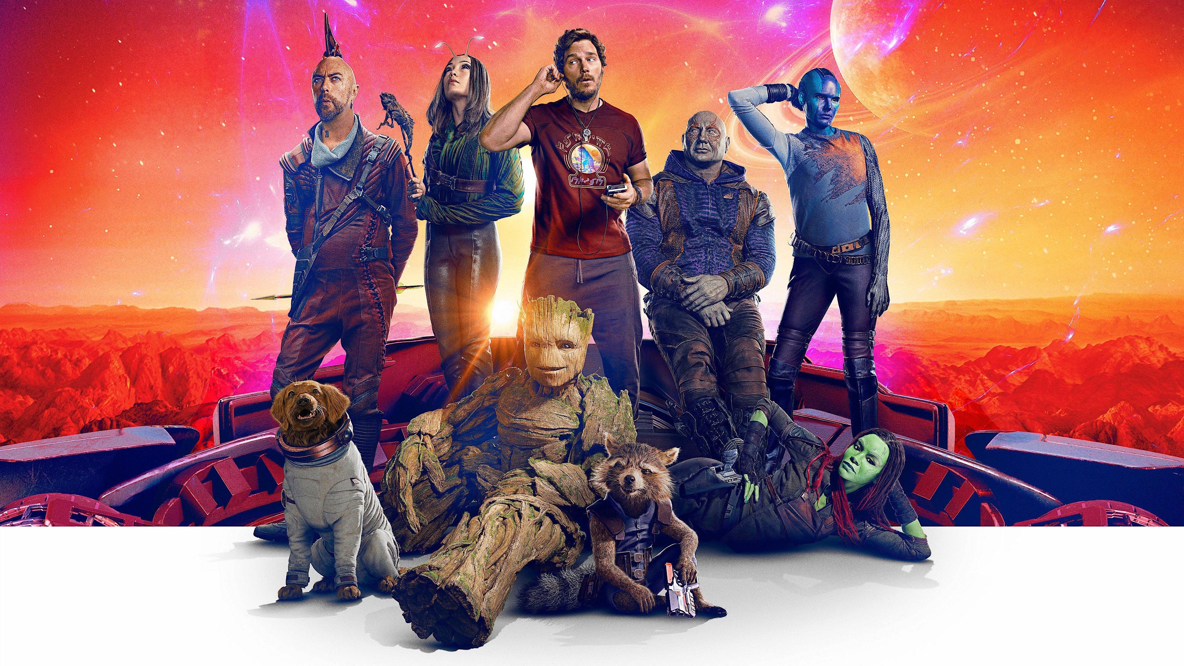 Guardians of the Galaxy Vol. 3 2023 movie scene