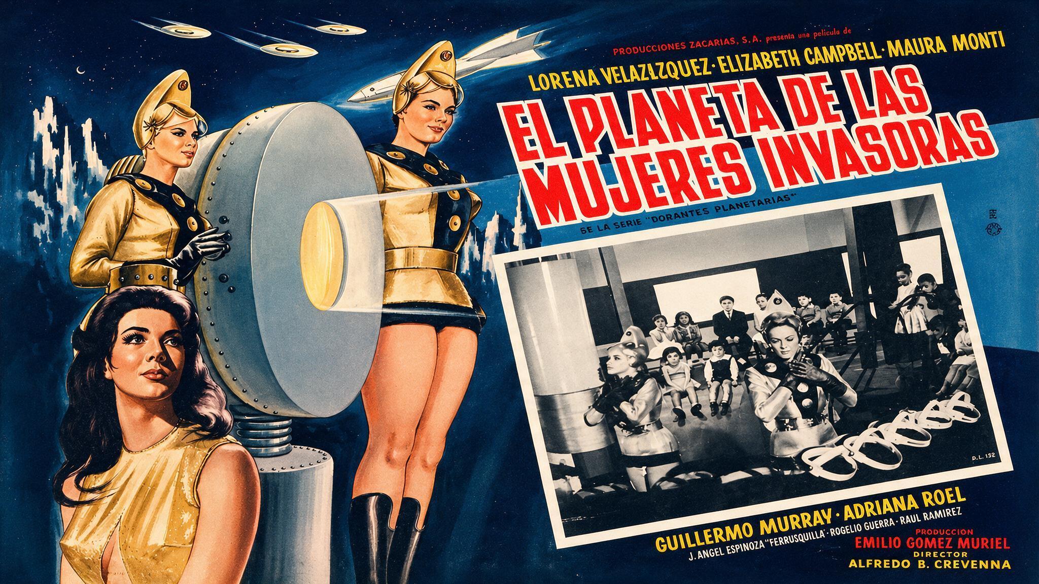 Planet of the Female Invaders 1966 movie scene