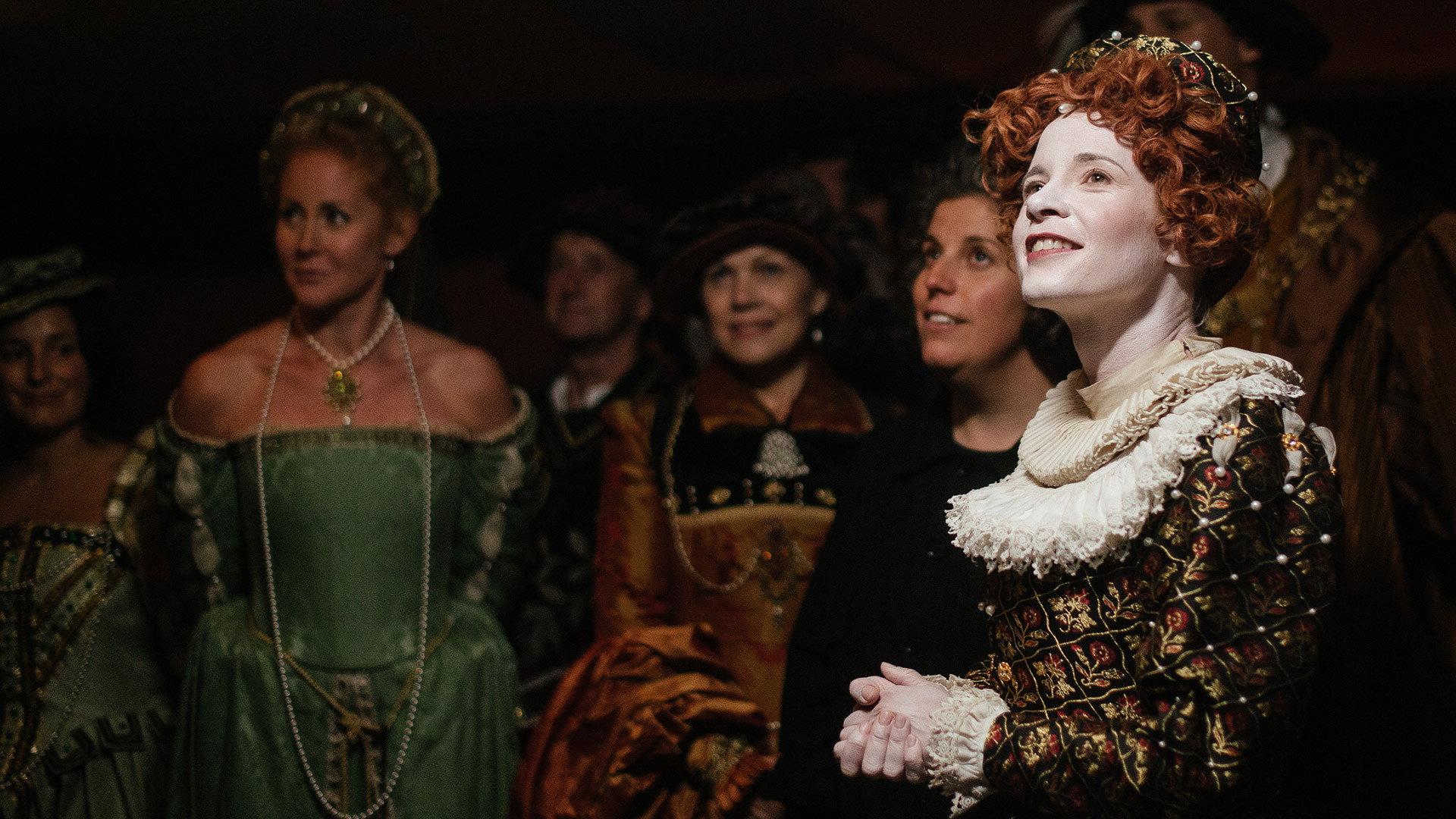 Lucy Worsley's Fireworks for a Tudor Queen 2018 movie scene