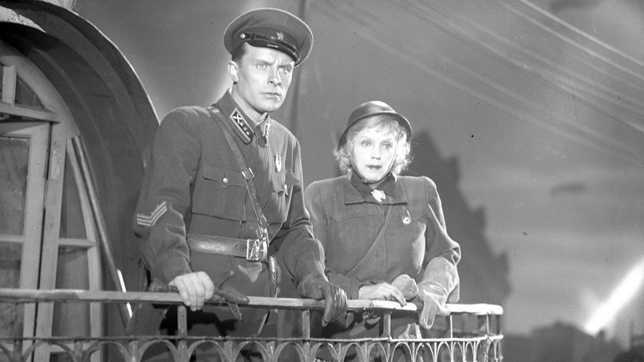 Six O'Clock in the Evening After the War 1944 movie scene
