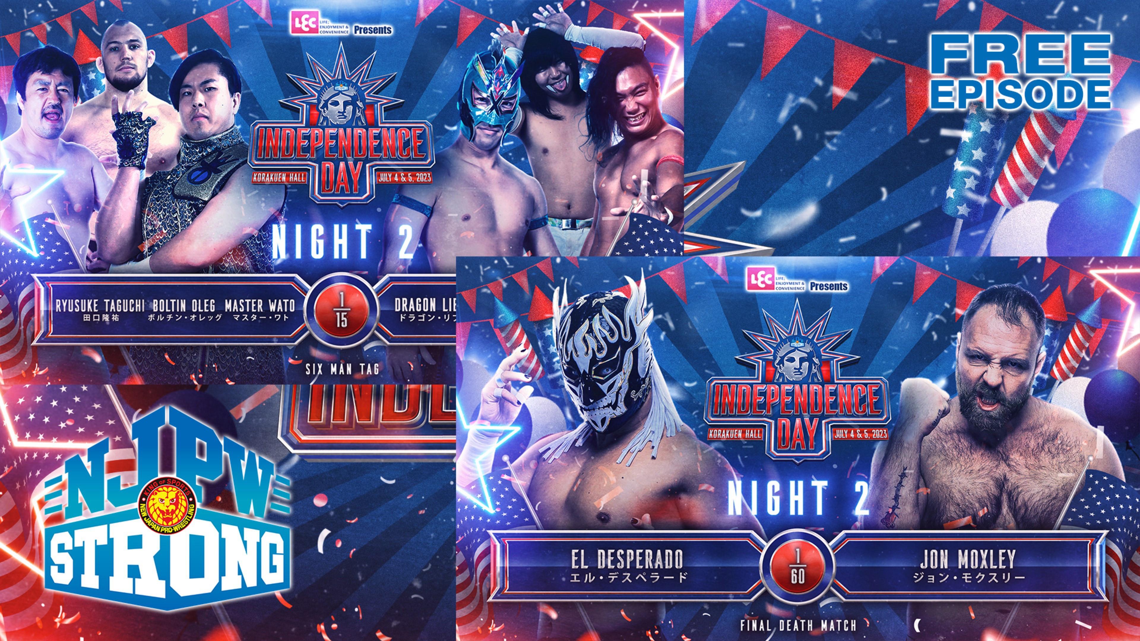 NJPW STRONG Independence Day 2023 - Day 2 2023 movie scene