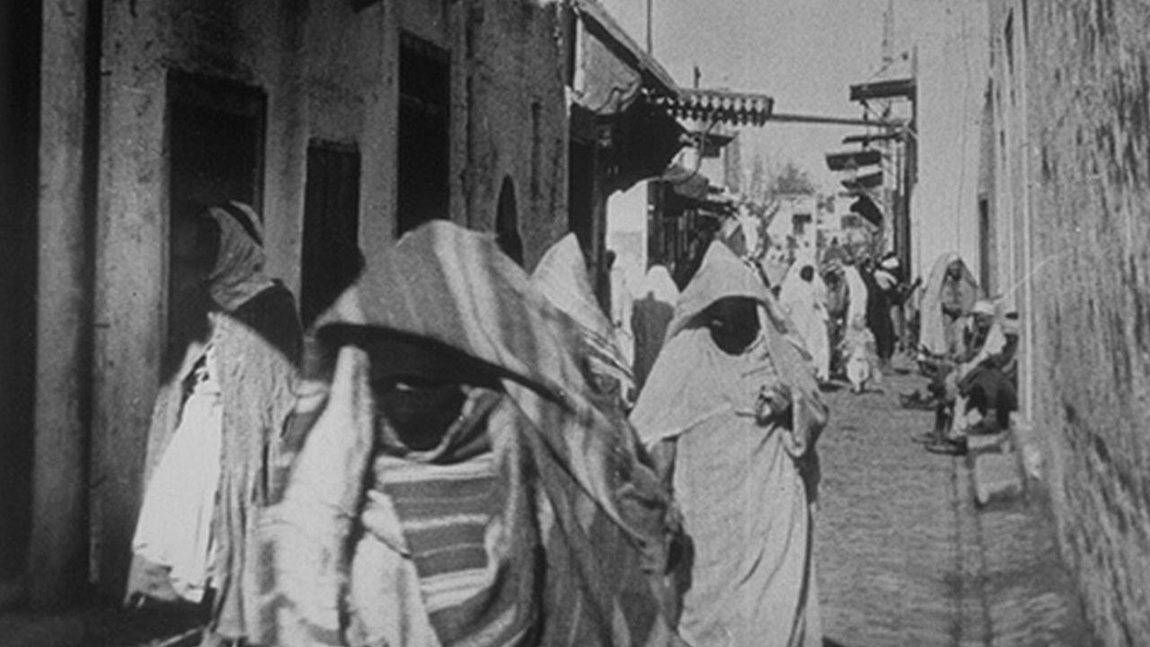 Rue El-Halfaouine 1896 movie scene
