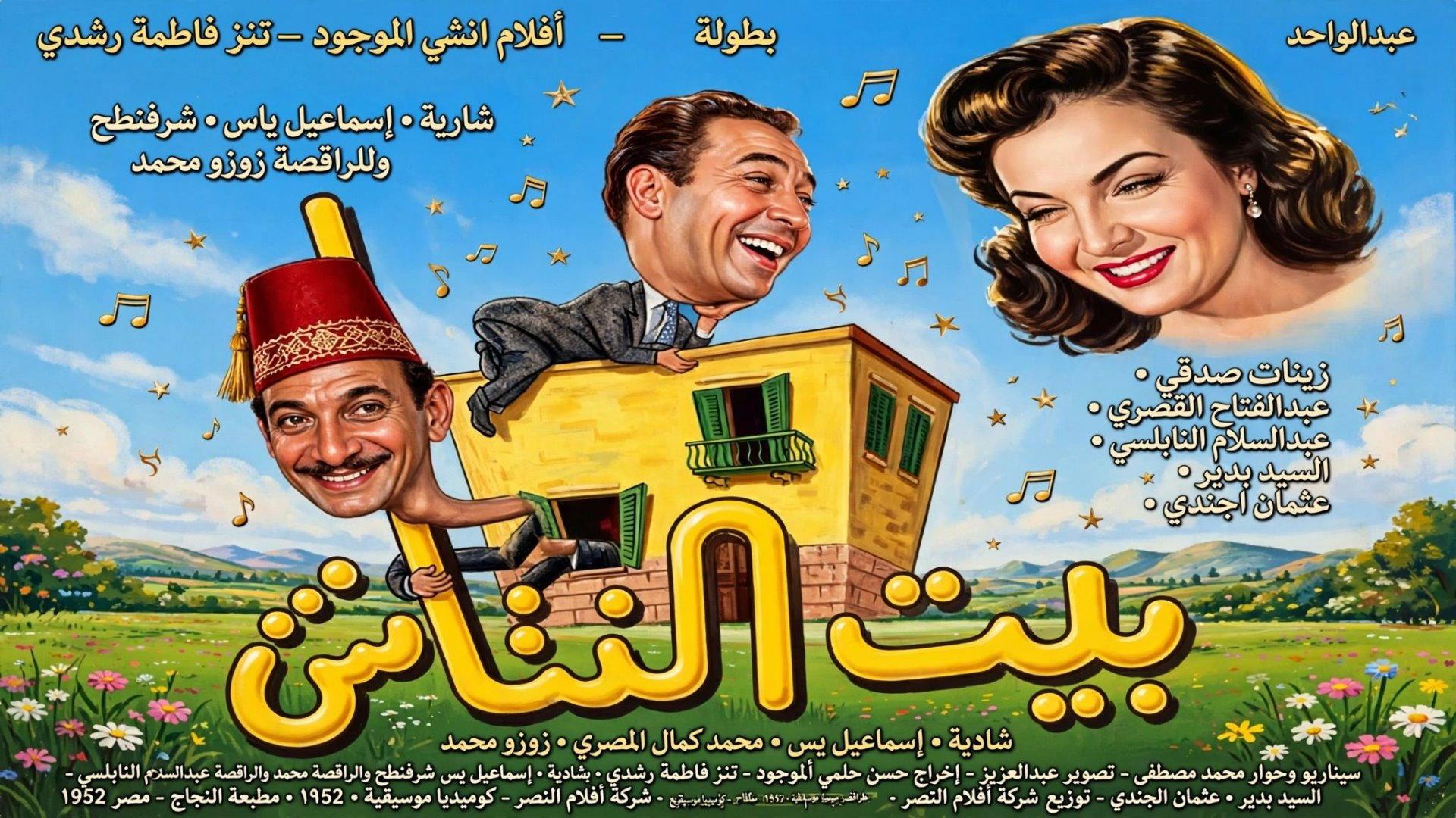 Beit el nattash 1952 movie scene
