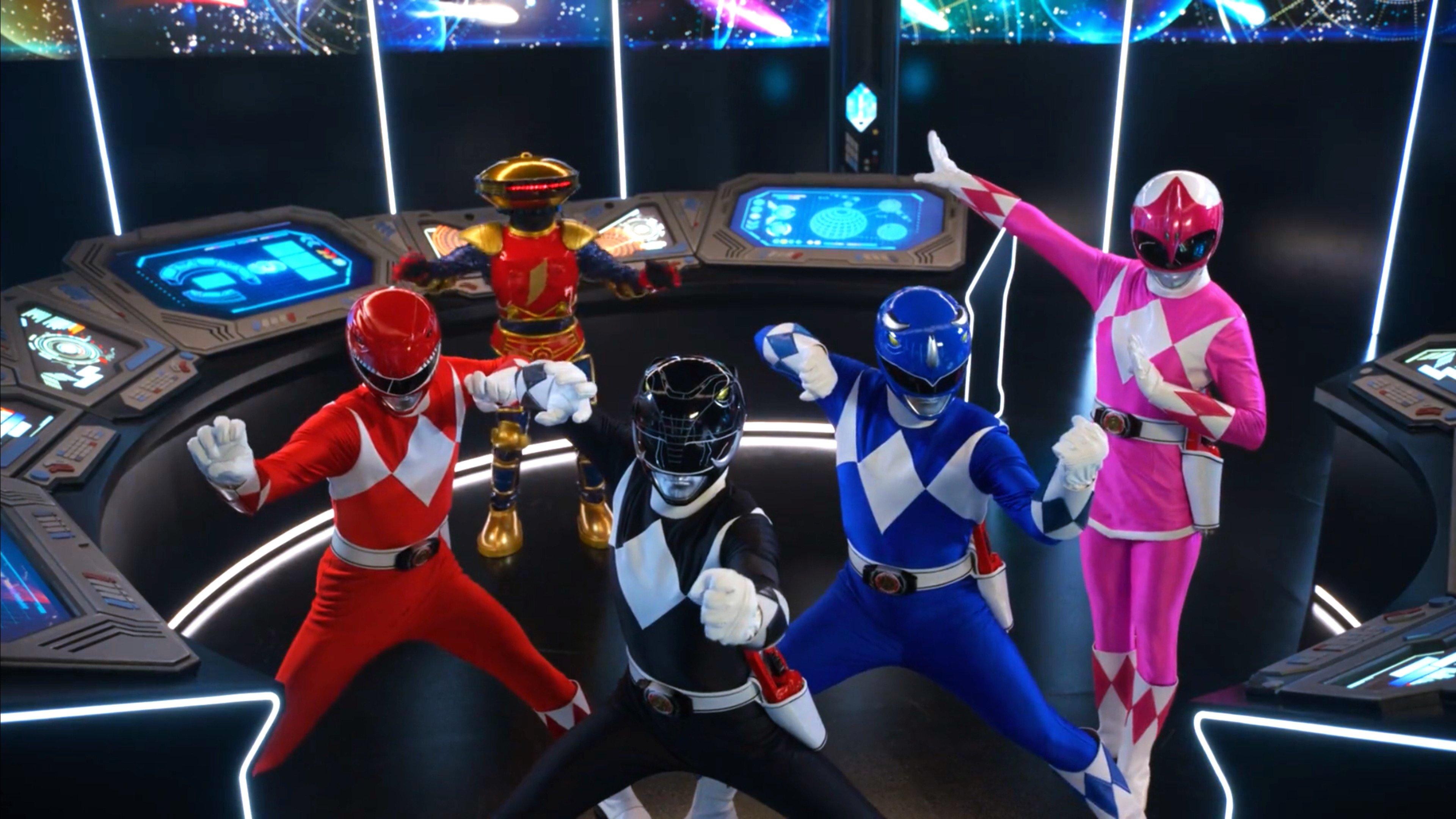 Mighty Morphin Power Rangers: Once & Always 2023 movie scene
