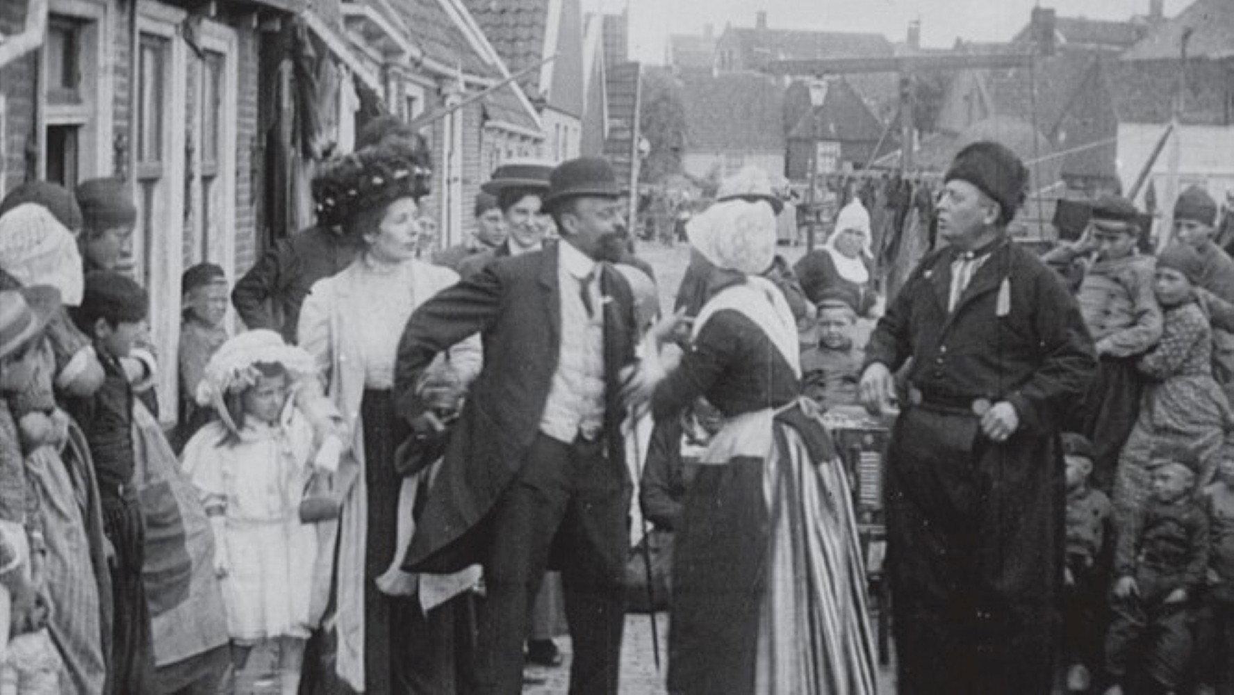From Peasant Girl to Star 1910 movie scene