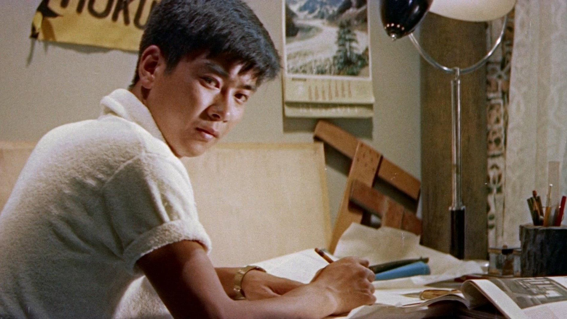 The Man Who Rode the Typhoon 1958 movie scene