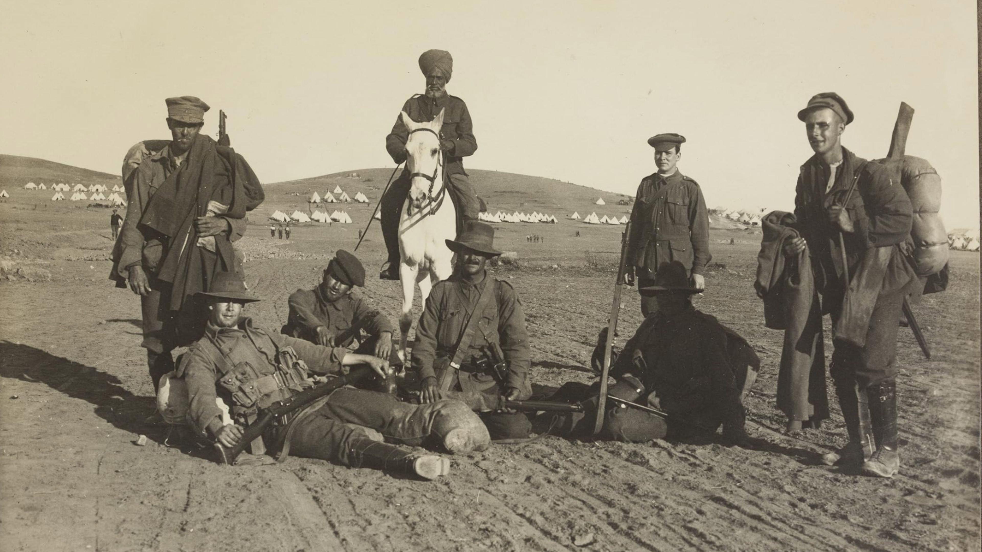 Anzac. Lemnos. 1915. 2024 movie scene