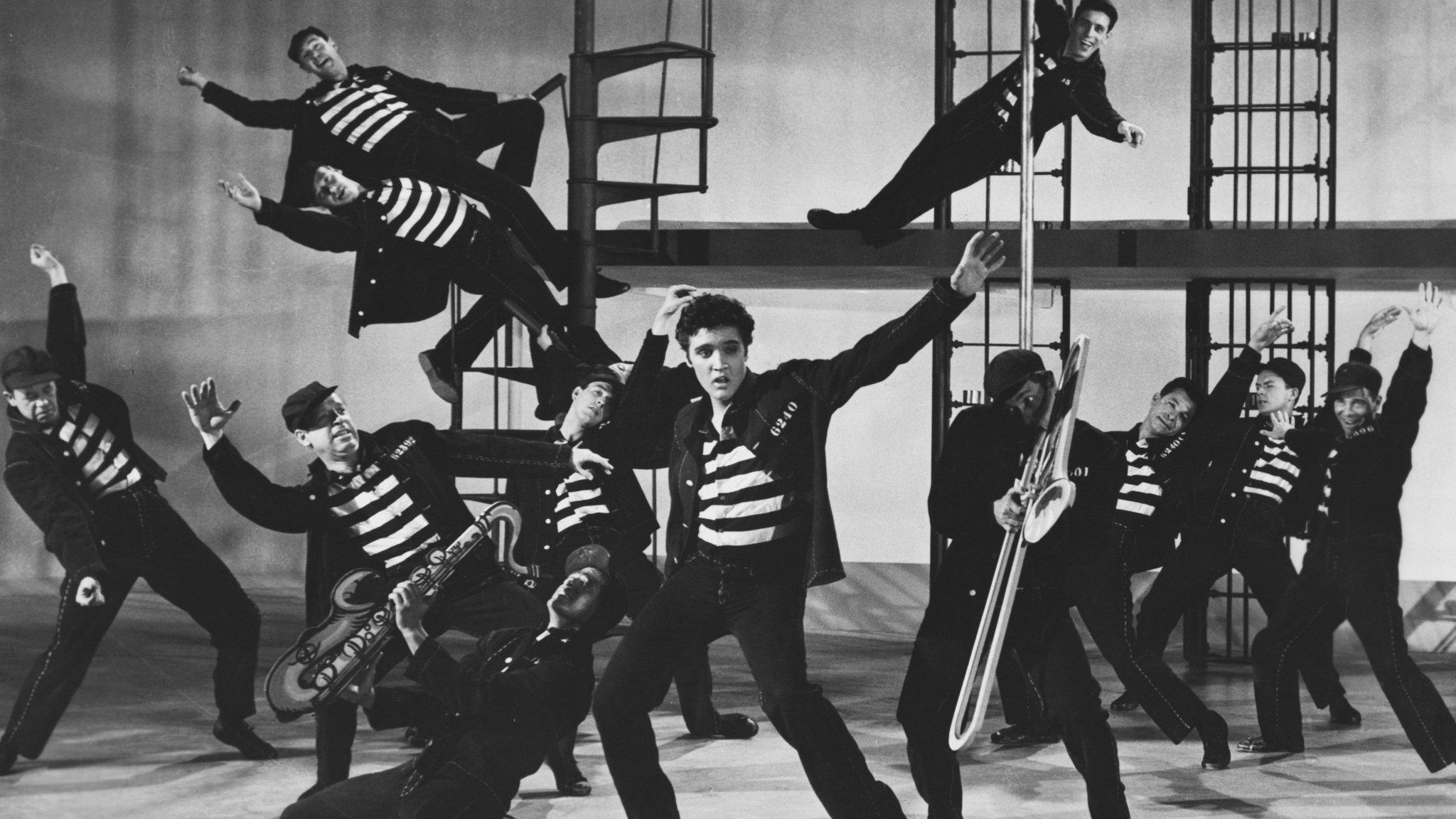 Jailhouse Rock 1957 movie scene