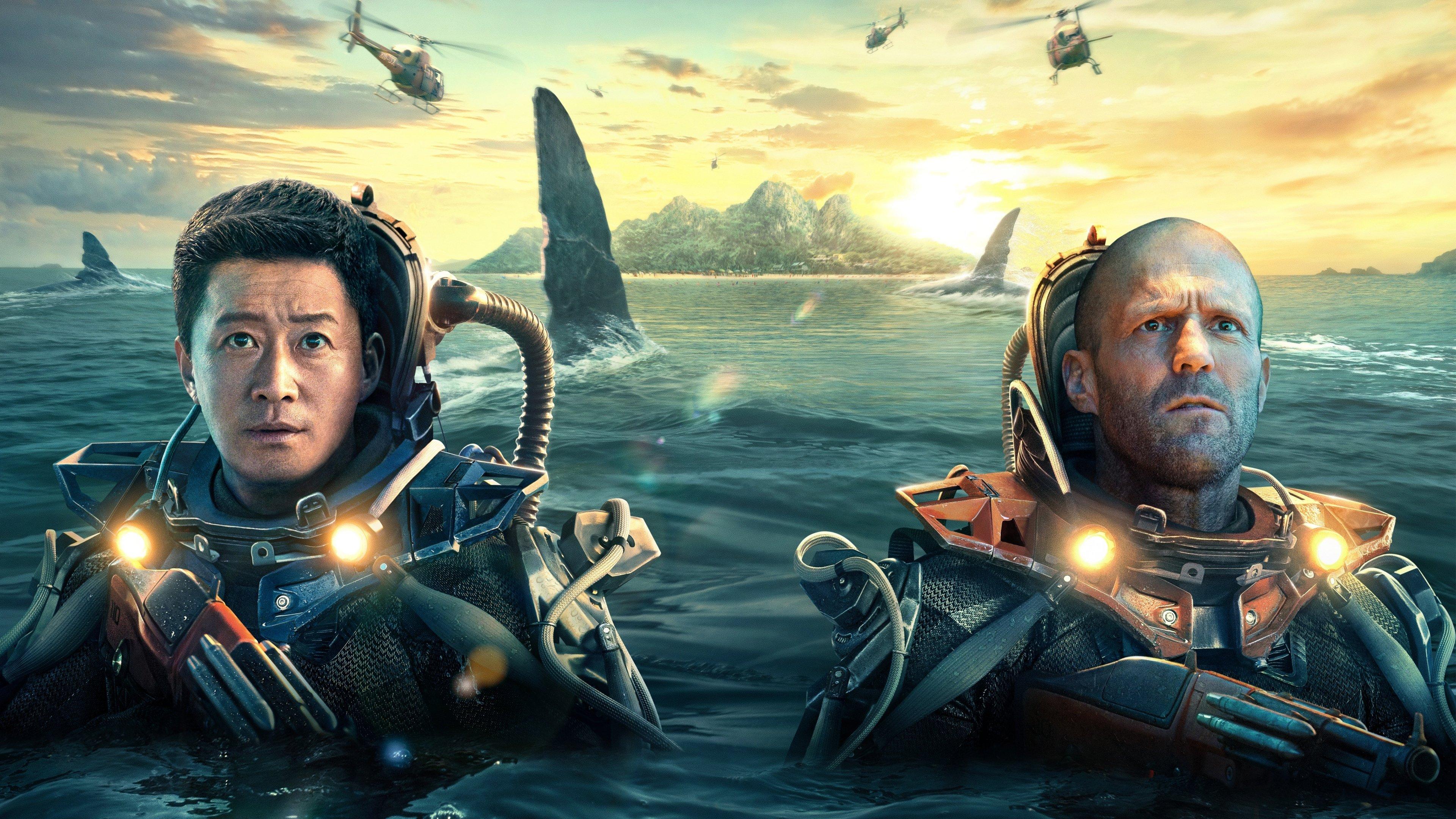 Meg 2: The Trench 2023 movie scene