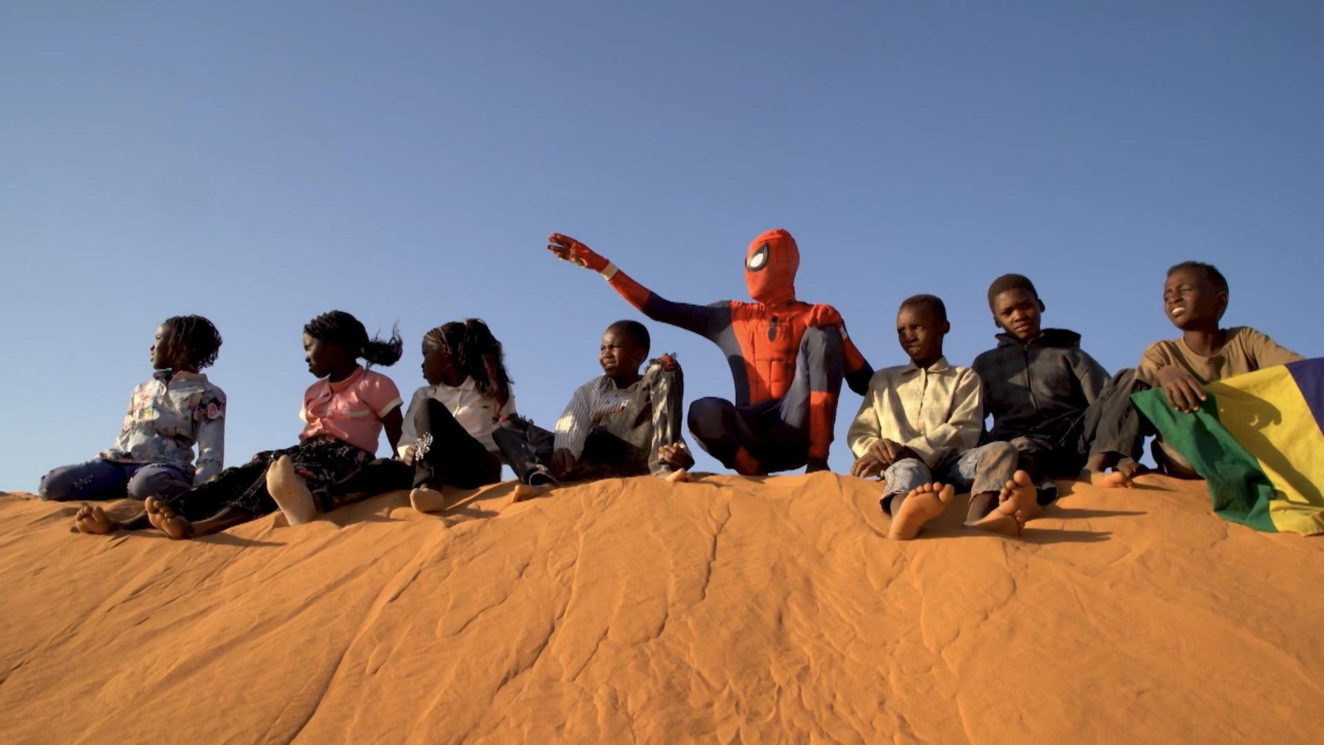 The Spider-Man of Sudan 2022 movie scene
