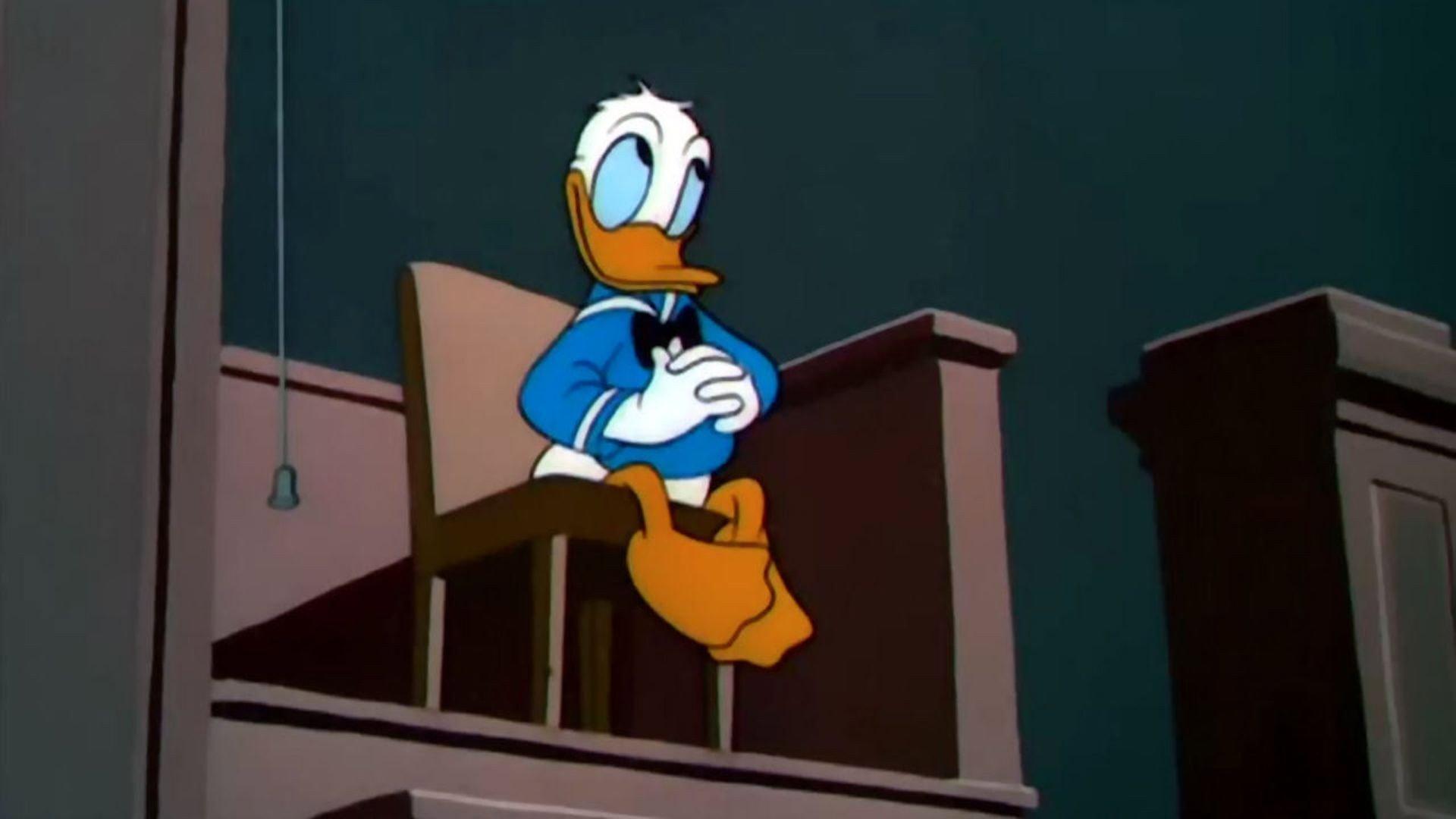 The Trial of Donald Duck 1948 movie scene