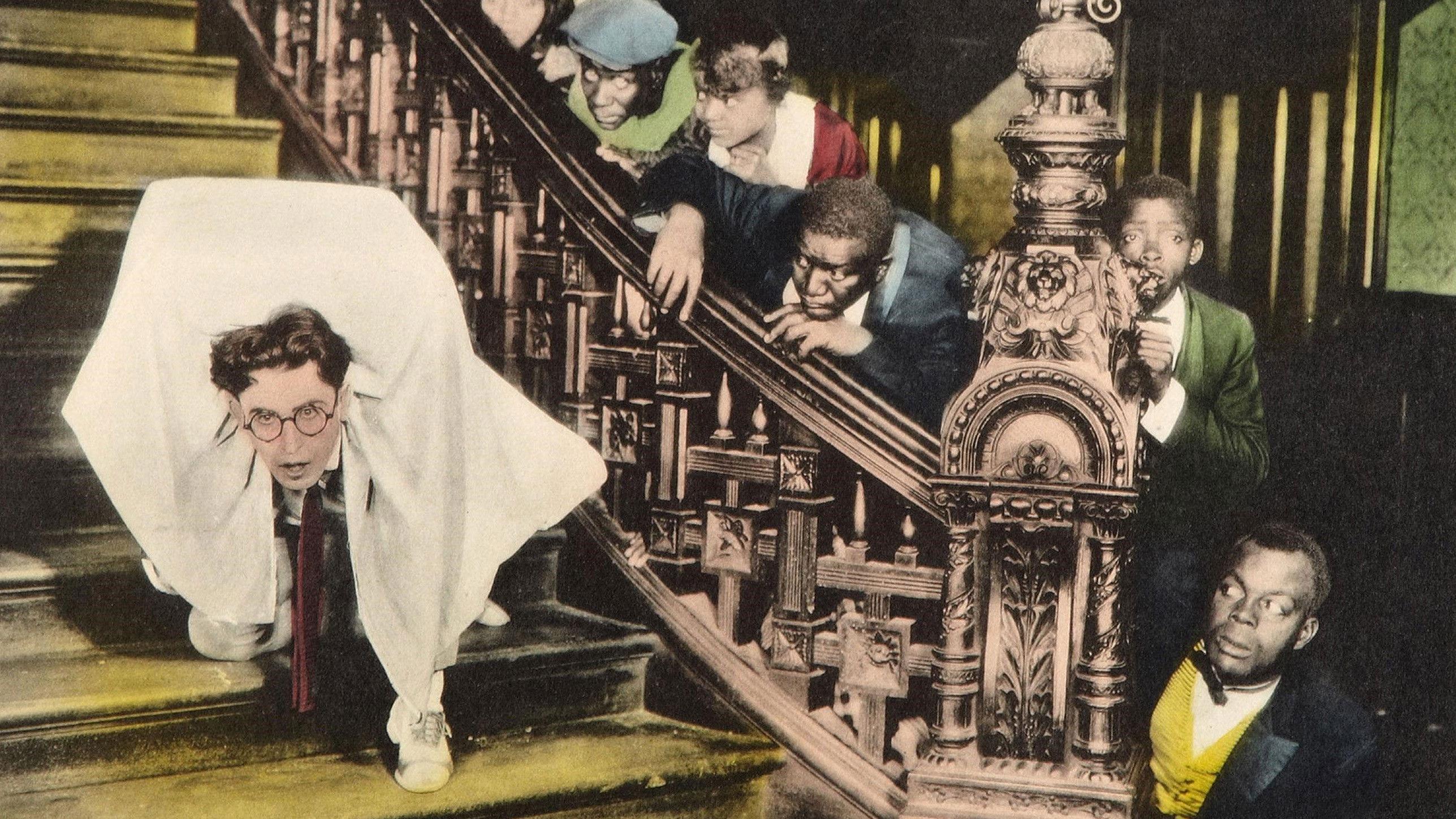 Haunted Spooks 1920 movie scene